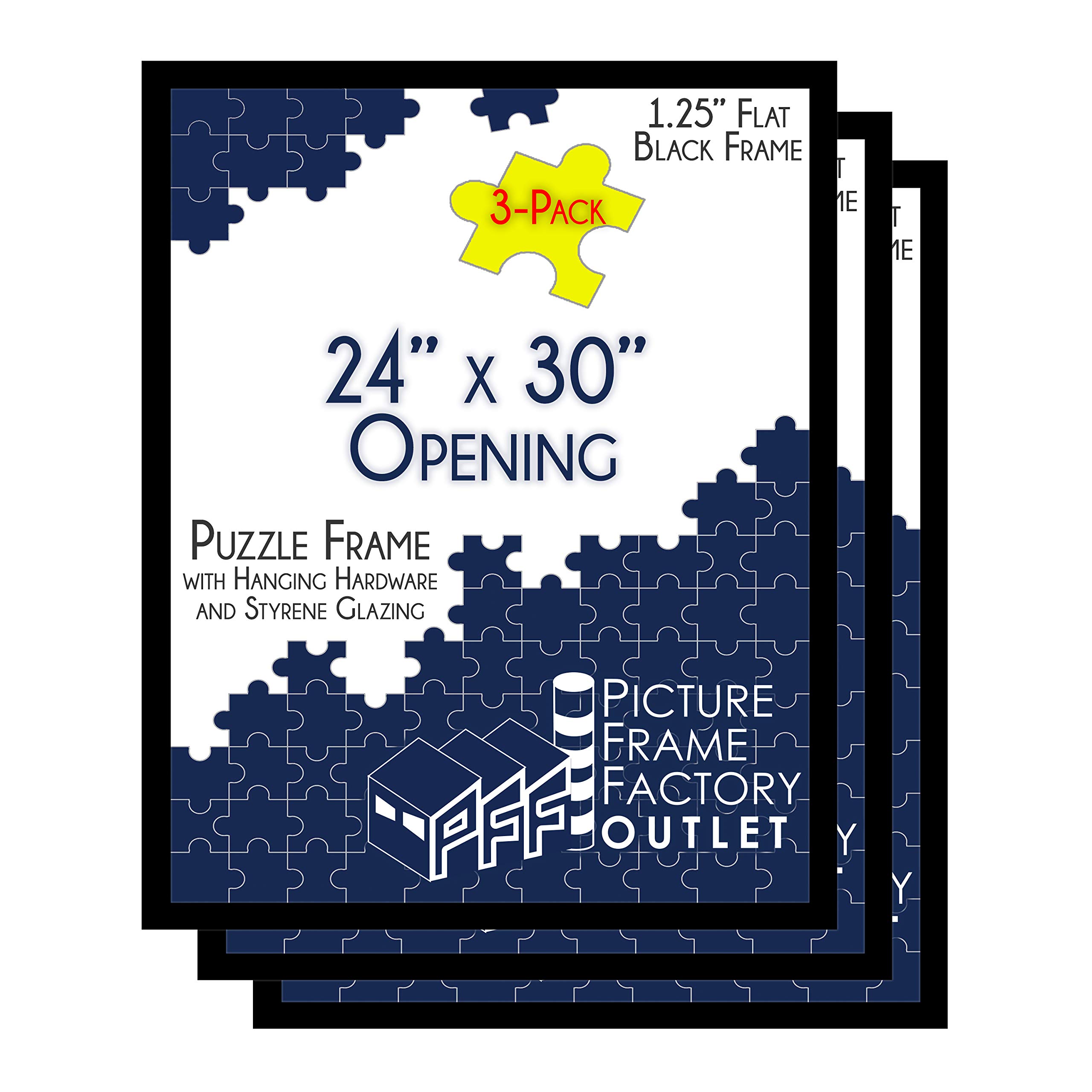 3-Pack 24x30 Inch 1.25
