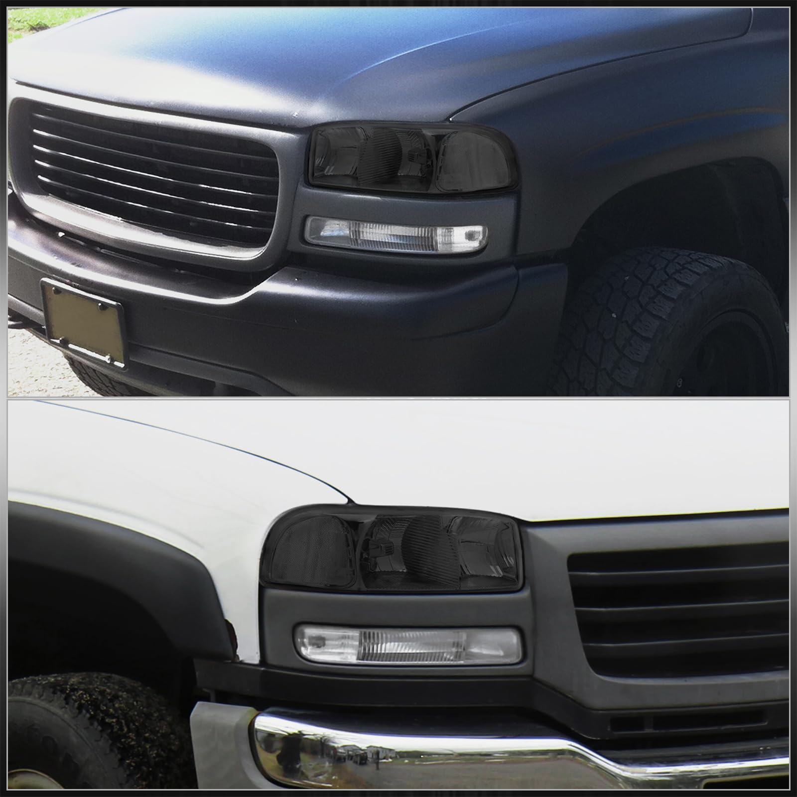 Sierra Yukon Headlight Assembly - Replacement for 2000-2007 Models - Perfect for Night Driving & Off-Road Use