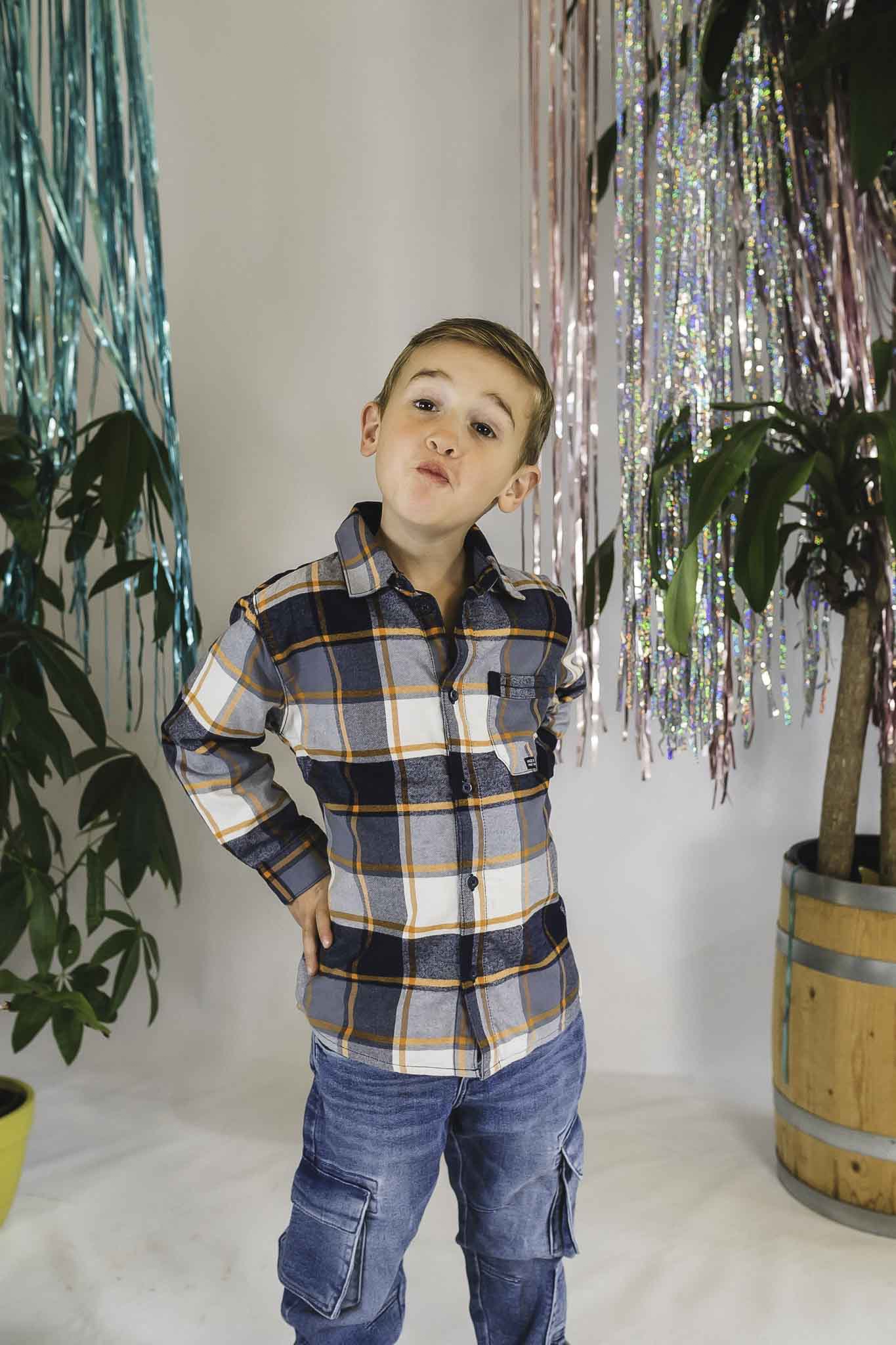 Stylish Checked Overshirt for Boys - Trendy Flannel Shirt Jacket for Kids - Perfect for School, Playdates & Outdoor Adventures