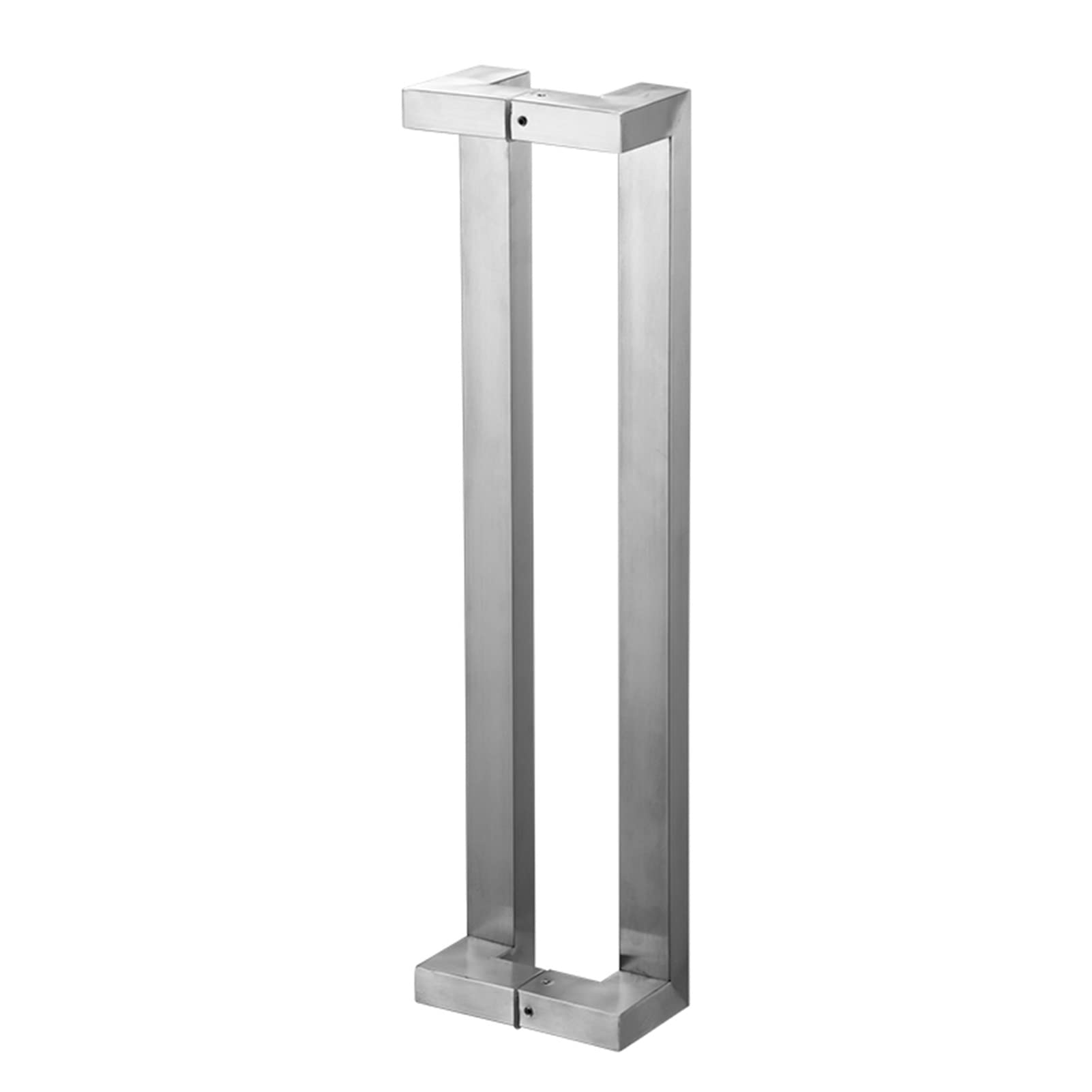 Double Sided H-Shaped Sliding Door Handle - Universal Pull Handle for Wooden Doors, Glass Doors & Barn Doors - 47 Inch Rectangle Entry Handle Bar (Metallic Finish) - Perfect for Home, Office & Commercial Spaces