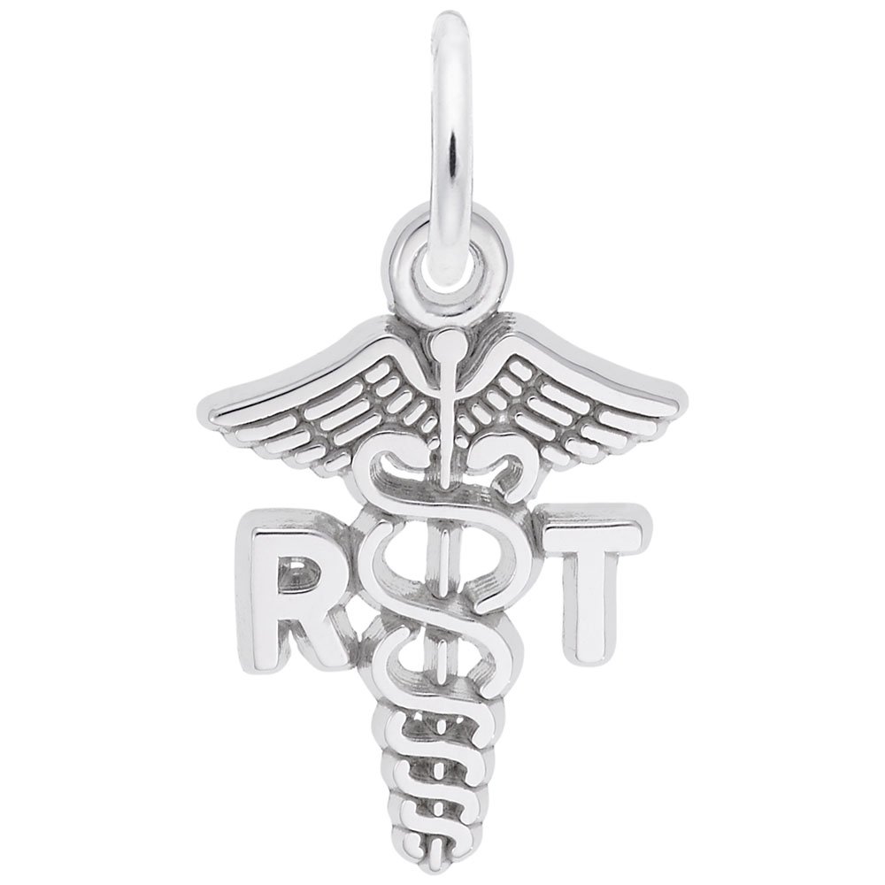 Rembrandt Charms RT Caduceus Pendant - Premium Jewelry for Nurses, Doctors & Medical Professionals | Perfect Gift for Graduation, Appreciation & Medical Milestones