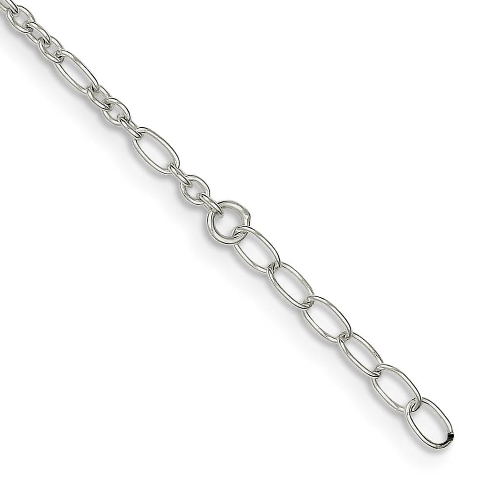 Sterling Silver Faith Hope Charity Anklet - 10 Inch Adjustable Black Bow Jewelry for Women, Gift for Her, Perfect for Everyday Wear & Special Occasions