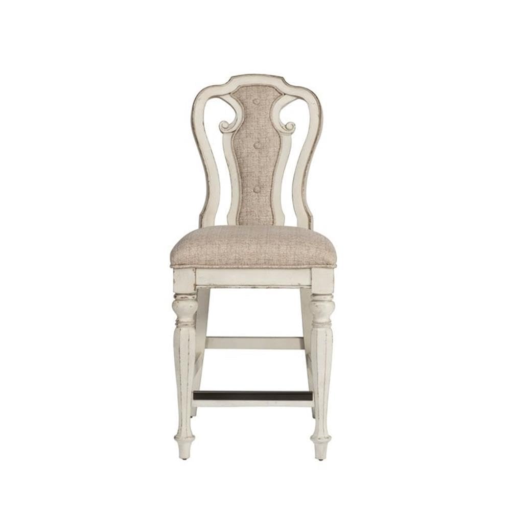 Liberty Furniture Counter Height Bar Stool - Adjustable Swivel Kitchen Island Chair with Padded Seat - Perfect for Dining, Kitchen, and Breakfast Nook