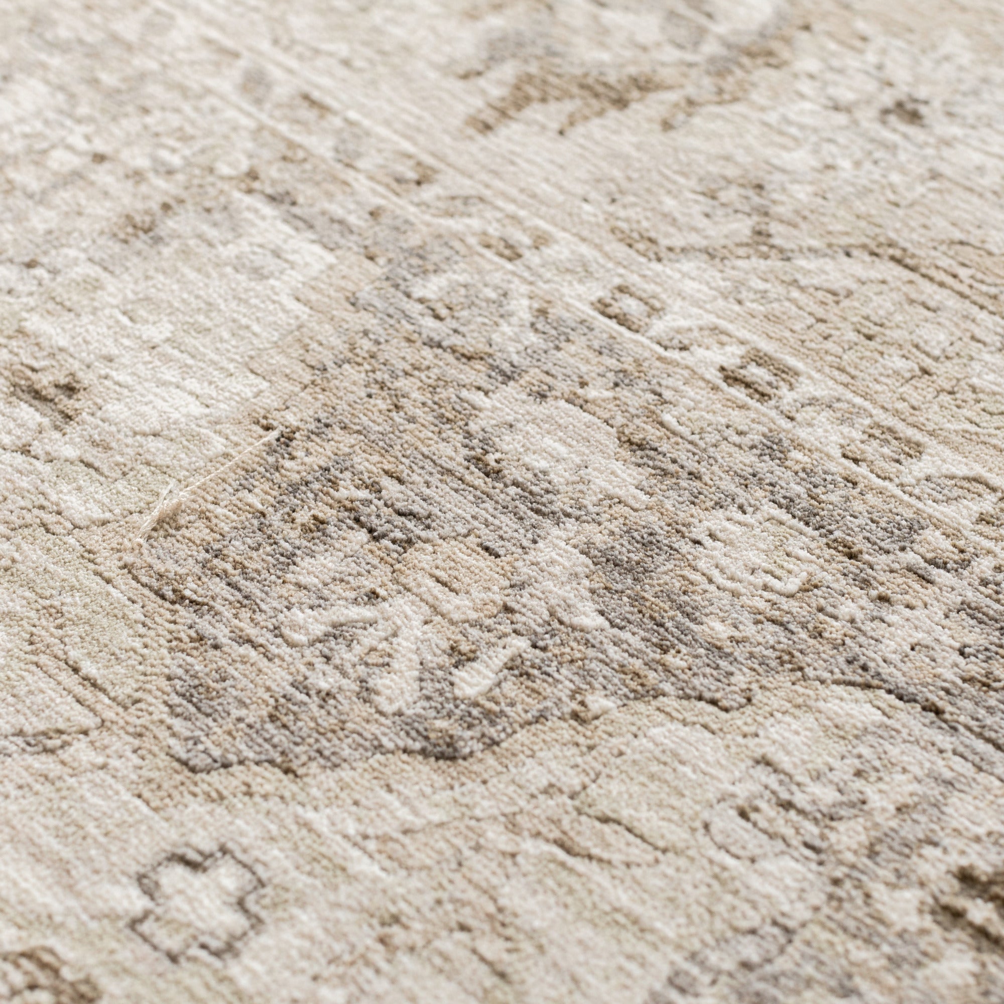 Luxury Cyprus Beige Area Rug - Soft & Durable Handmade Wool Rug for Living Room, Bedroom, or Office Decor