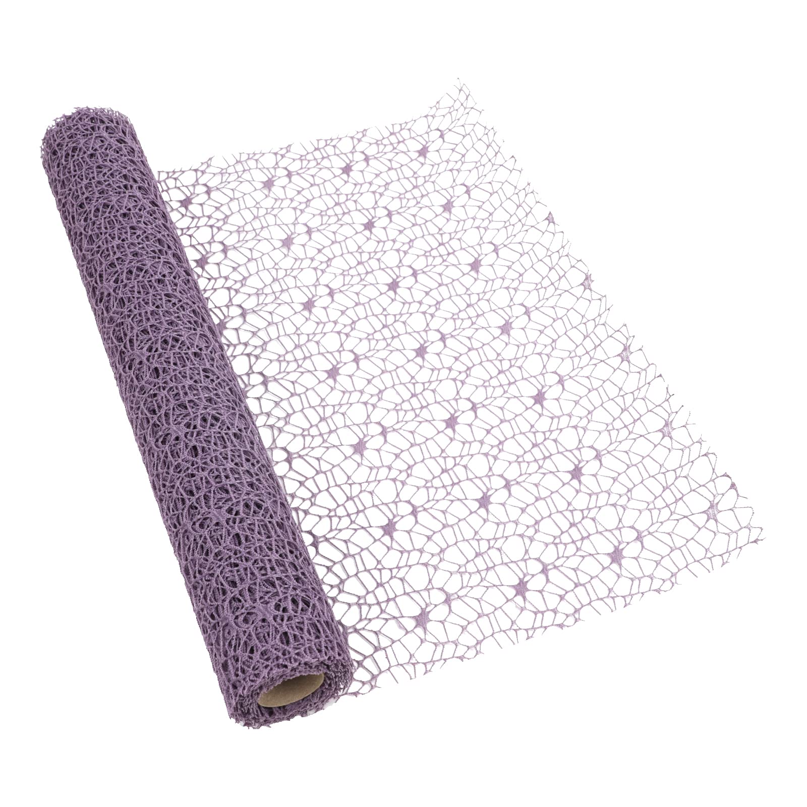 5 Yard Mesh Floral Wrapping Paper Roll - Round Circle Net Hollow Openwork Flower Packaging for DIY Bouquets, Crafts, Gift Wrapping - Perfect for Birthday, Wedding, Holiday Decorations & Florist Packing Materials (Ideal for Bouquet Arrangements, Party Decor, Gift Presentation)