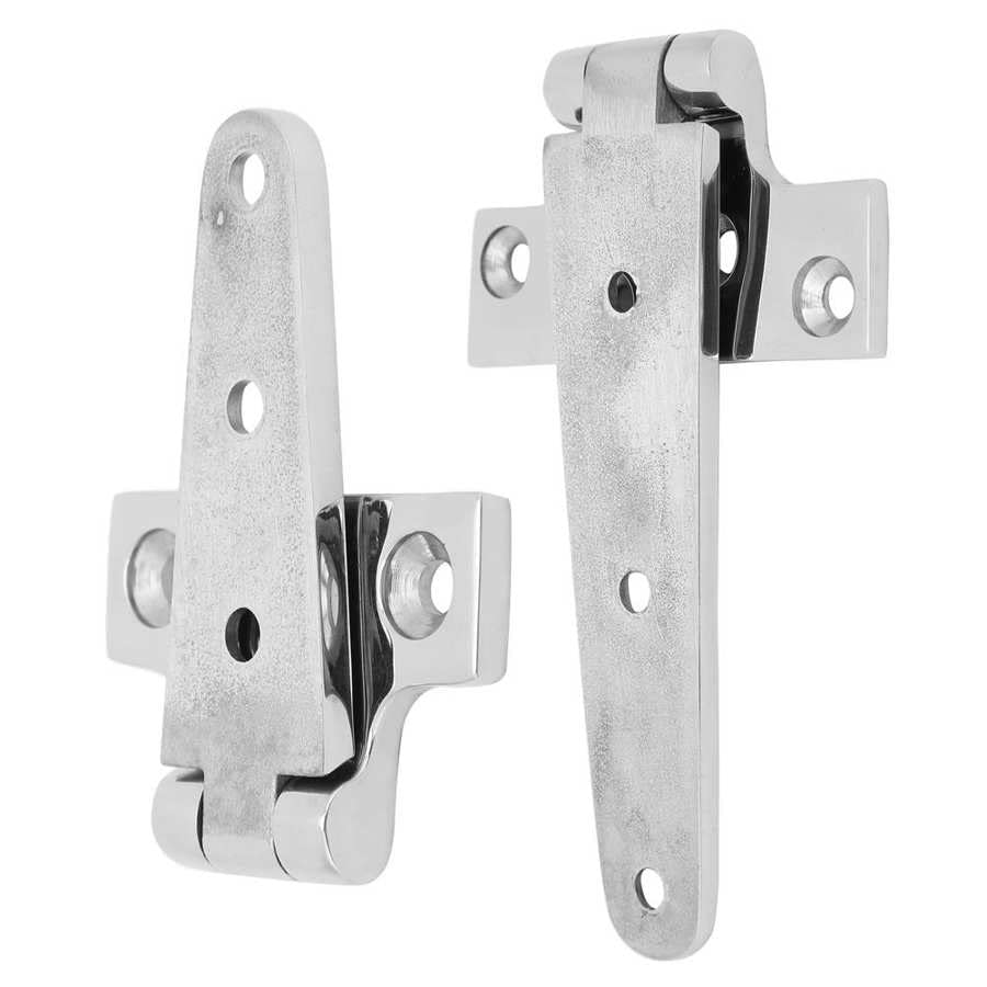 316 Stainless Steel Heavy Duty T-Hinge - Marine Grade Hinges for Boat, Caravan, Cabinet, Shed, Garden Gate & Wooden Door Hardware | Corrosion Resistant Outdoor Use