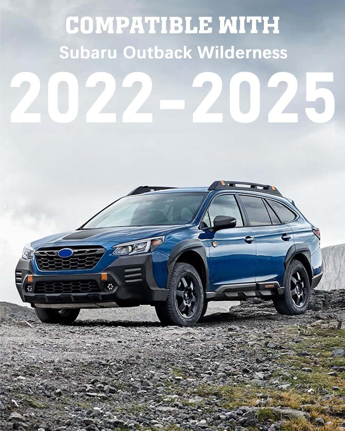 Lockable Aluminum Roof Rack Cross Bars for Subaru Outback Wilderness 2022-2025 - Secure Cargo Carrier for Kayak, Canoe, Bike, Snowboard & Luggage | Perfect for Road Trips & Outdoor Adventures
