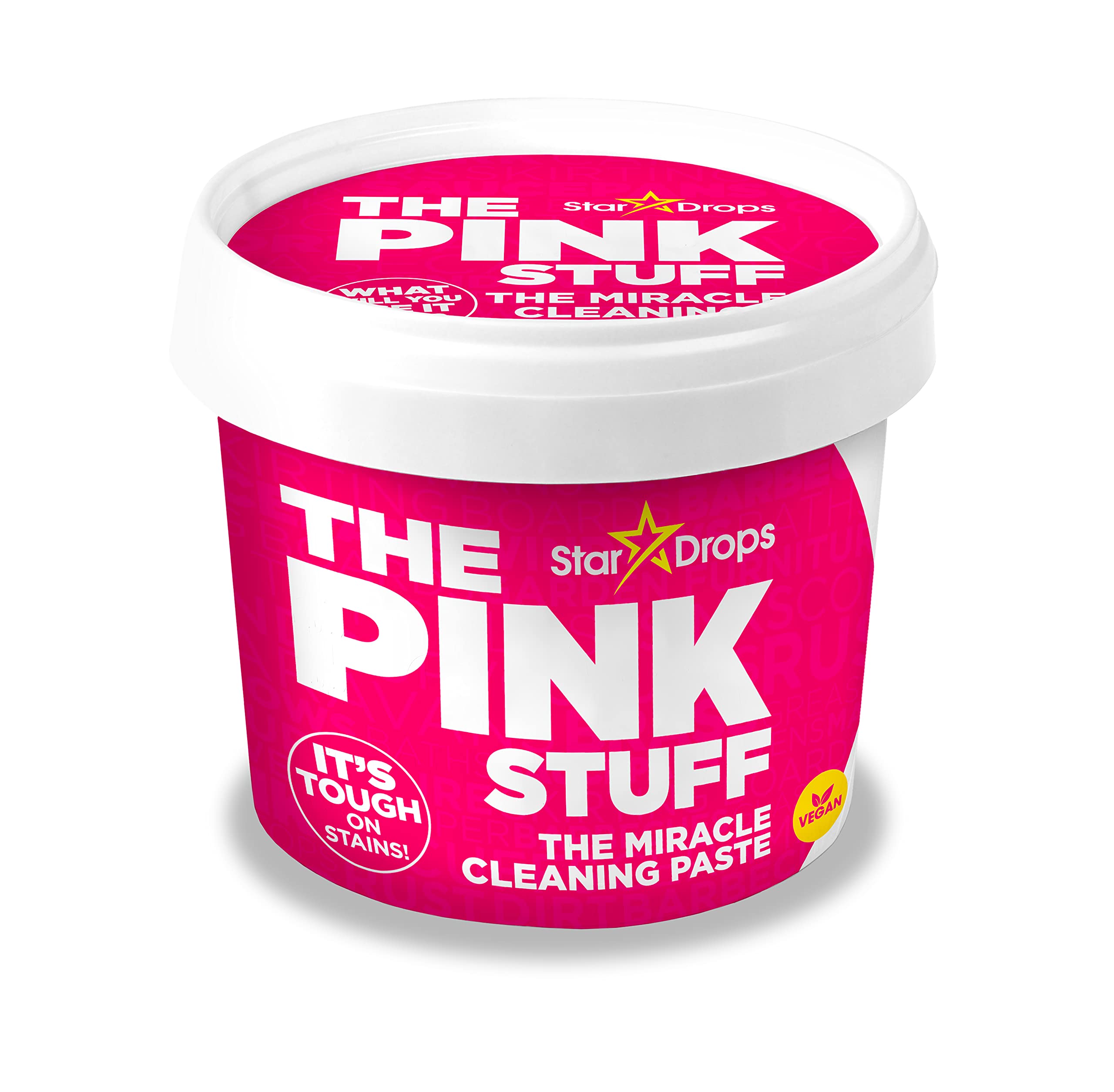 Stardrops The Pink Stuff - Miracle All Purpose Cleaning Paste | Heavy Duty Stain Remover for Kitchen, Bathroom & Home | Eco-Friendly Cleaning Solution for Ovens, Tiles, Grout & More