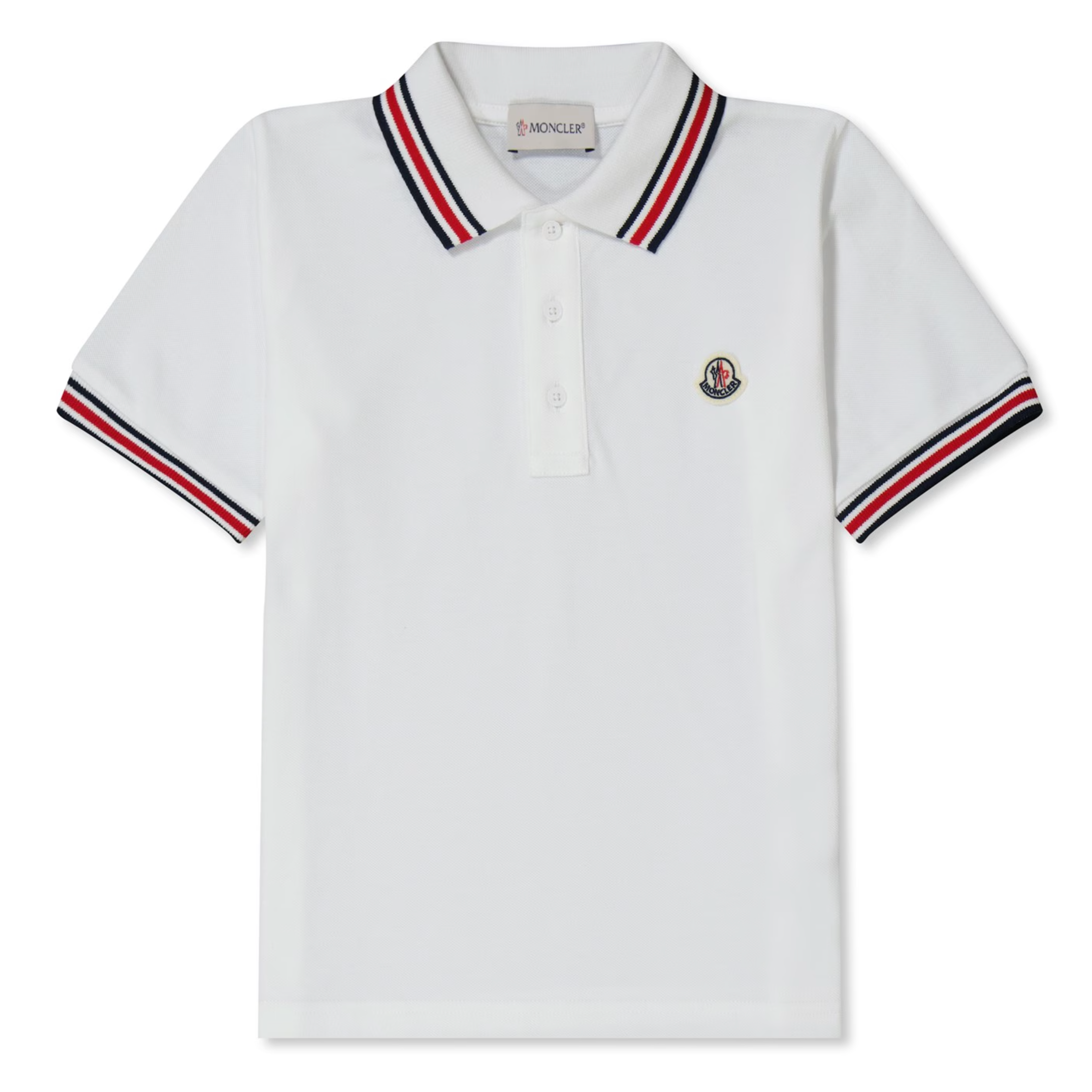 Moncler Kids Logo Polo Shirt Set for Boys & Girls - Stylish Cotton Short Sleeve Shirt for School, Playdates & Summer Outfits