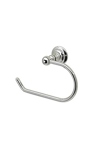 Kingston Polished Nickel Toilet Paper Holder - Bathroom Tissue Roll Stand with Easy Installation - Perfect for Modern Homes, Apartments & Restrooms