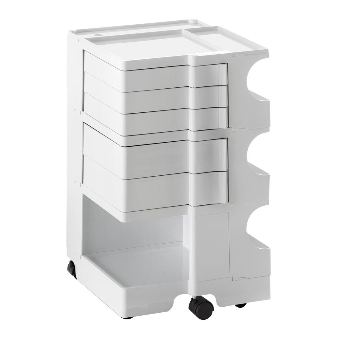 Boby Office Trolley Cart - 28.9 Inch Height, Rolling Storage Organizer for Office, Home, or Classroom - Perfect for Files, Supplies & Stationery Organization