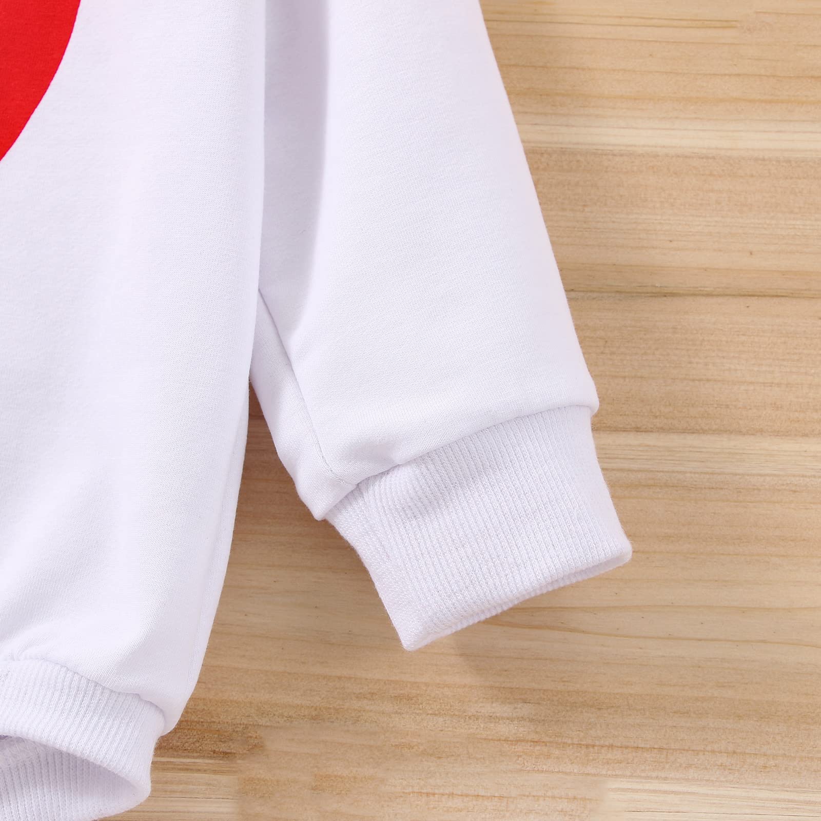 BOIBOKOKO Baby Valentine's Day Outfit - Cute Long Sleeve Waffle Knit Romper Jumpsuit for Boys & Girls | Perfect for Holiday Photos, Family Gatherings & Special Occasions
