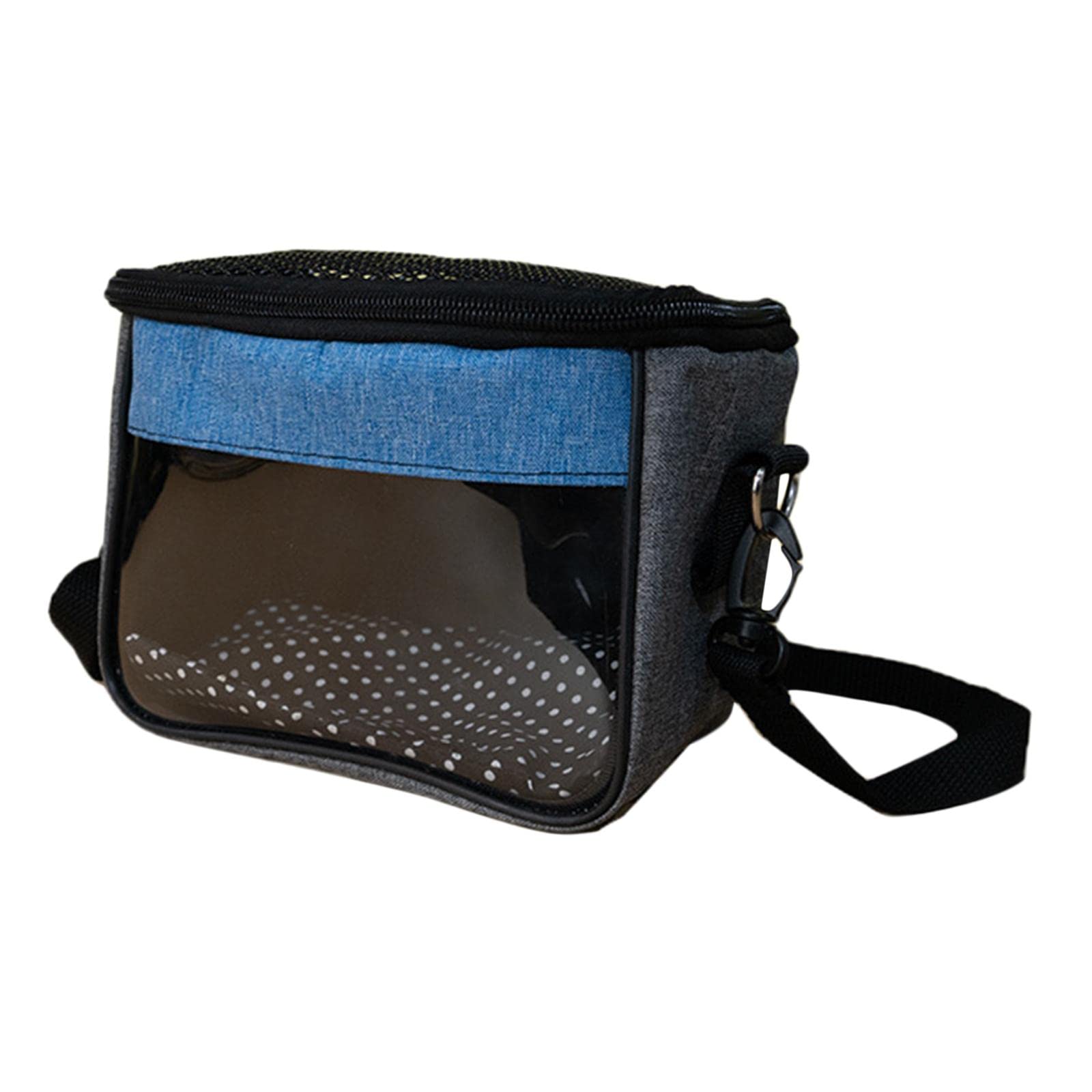 GAH Pets Small Animal Carrier Bag - Portable Hamster Travel Cage for Guinea Pigs, Rabbits & Rodents (7.87x6.30x4.72 Inch) - Perfect for Vet Visits, Outdoor Adventures & Daily Transport