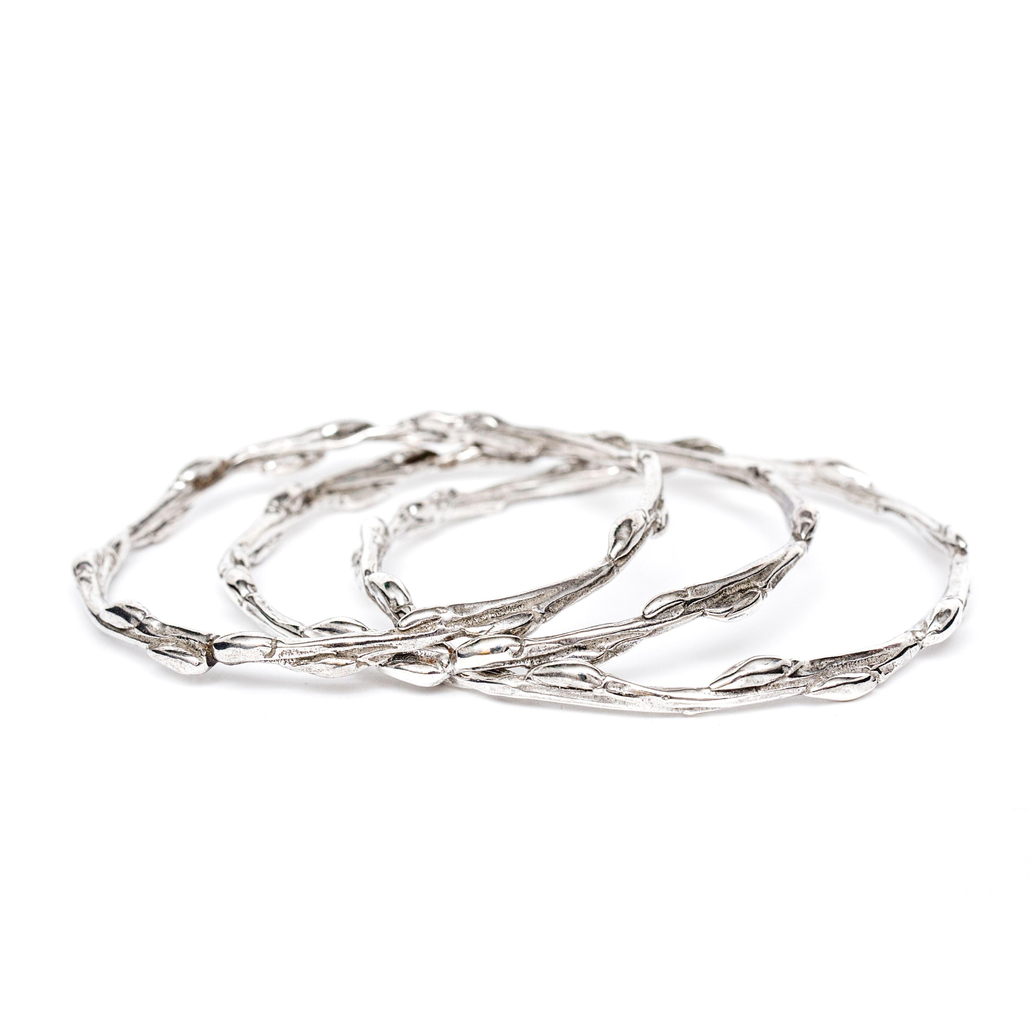 Willow Bangle Bracelet for Women - Elegant Adjustable Handmade Jewelry for Casual & Formal Wear | Perfect Gift for Her