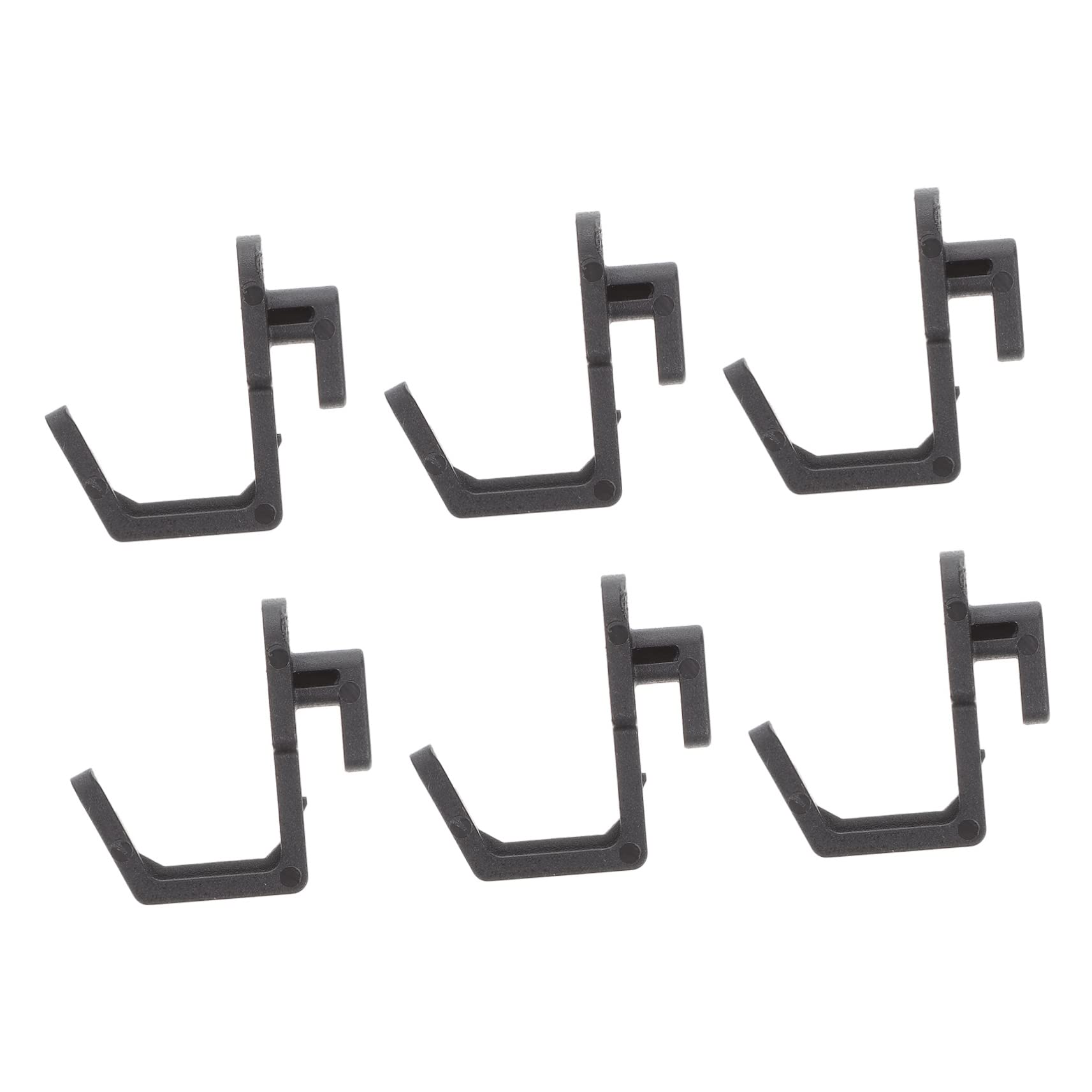 Zerodeko 4-Pack Garage Tool Organizer Set - 20pc J-Shape Pegboard Hooks & Wall Mount Storage System for Workshop, Garage & DIY Projects - Heavy Duty Metal Tool Hangers for Hammers, Wrenches & Power Tools