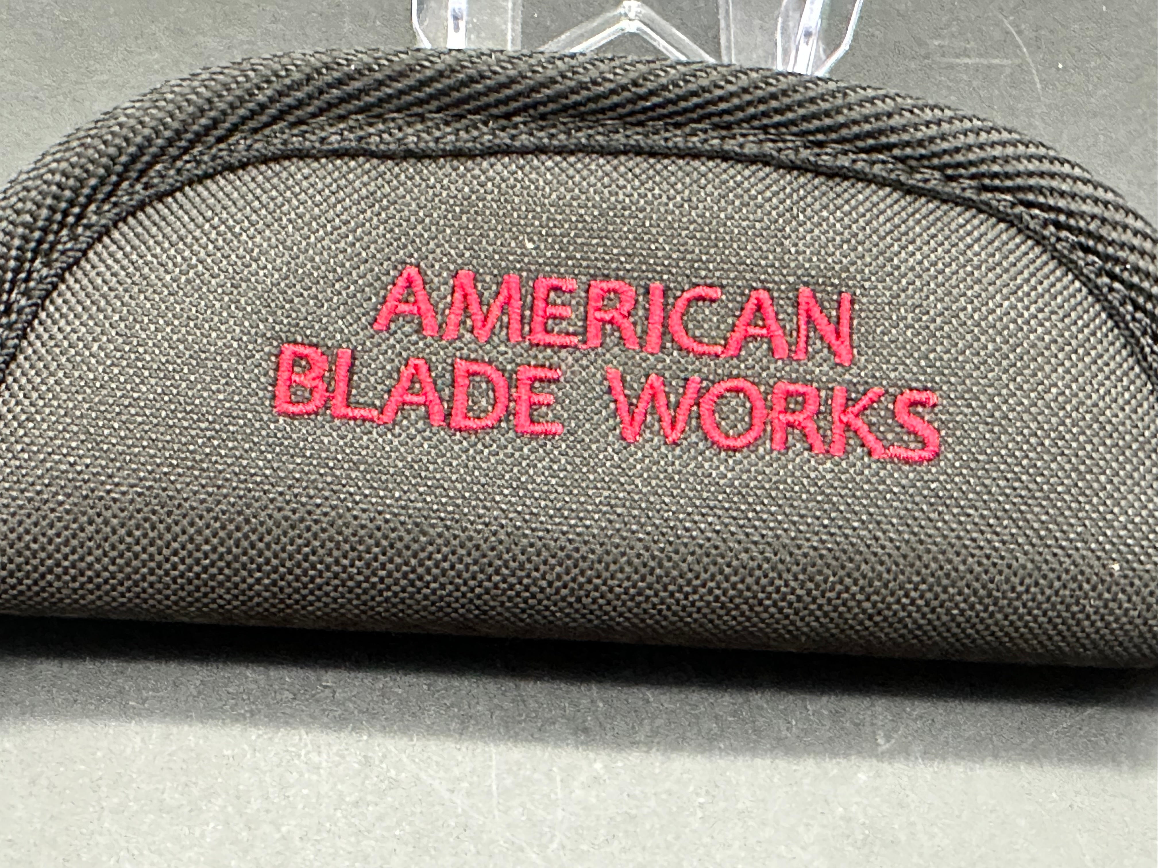 American Blade Works Model 1 V6 Folding Knife with Premium Skiff Bearings - EDC Pocket Knife for Outdoor, Camping & Everyday Carry