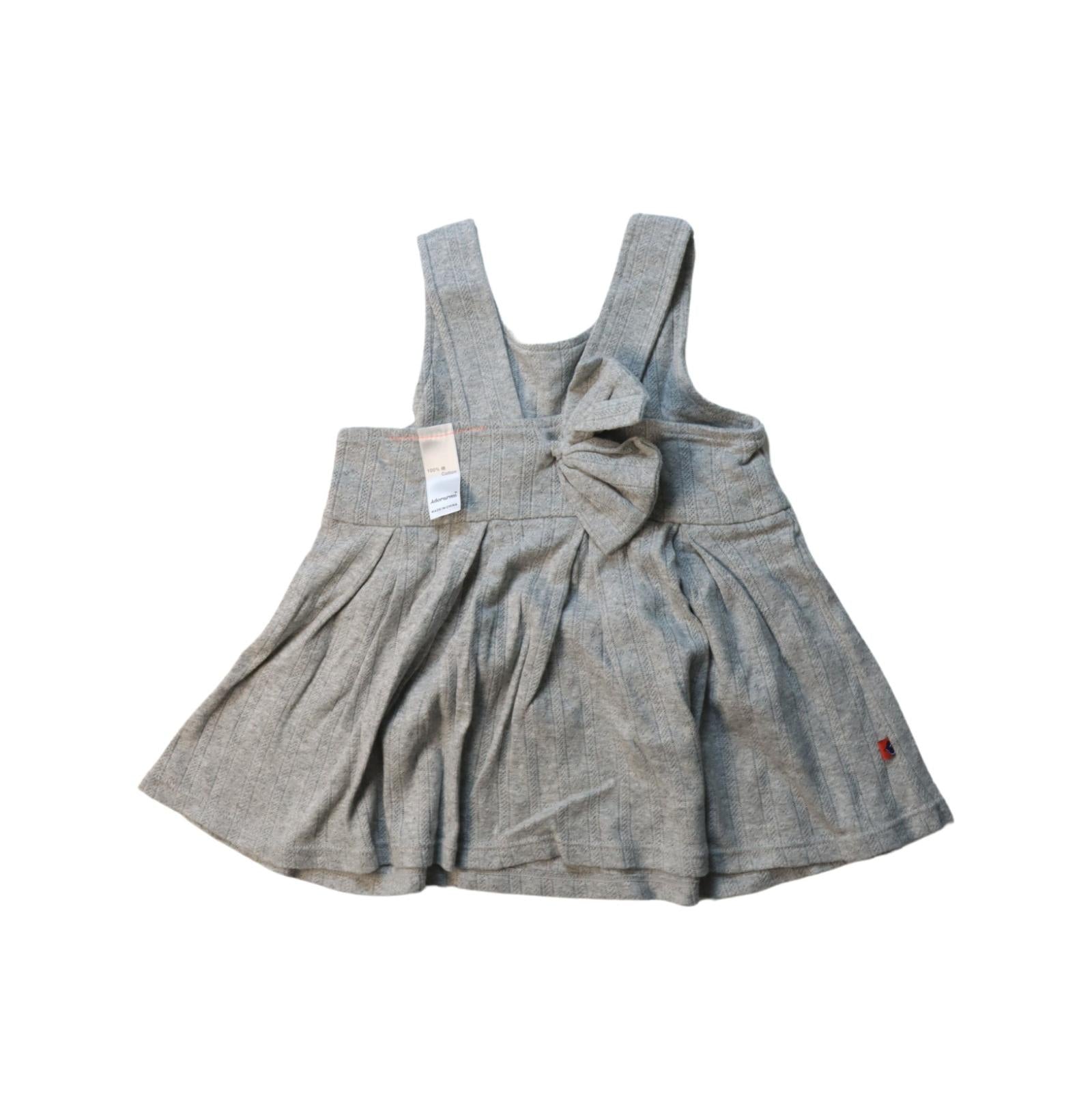 Adorarmi Baby Girls' Overall Dress - 18-24 Months | Cute & Comfortable Romper for Toddlers | Perfect for Playdates, Outings & Photo Shoots