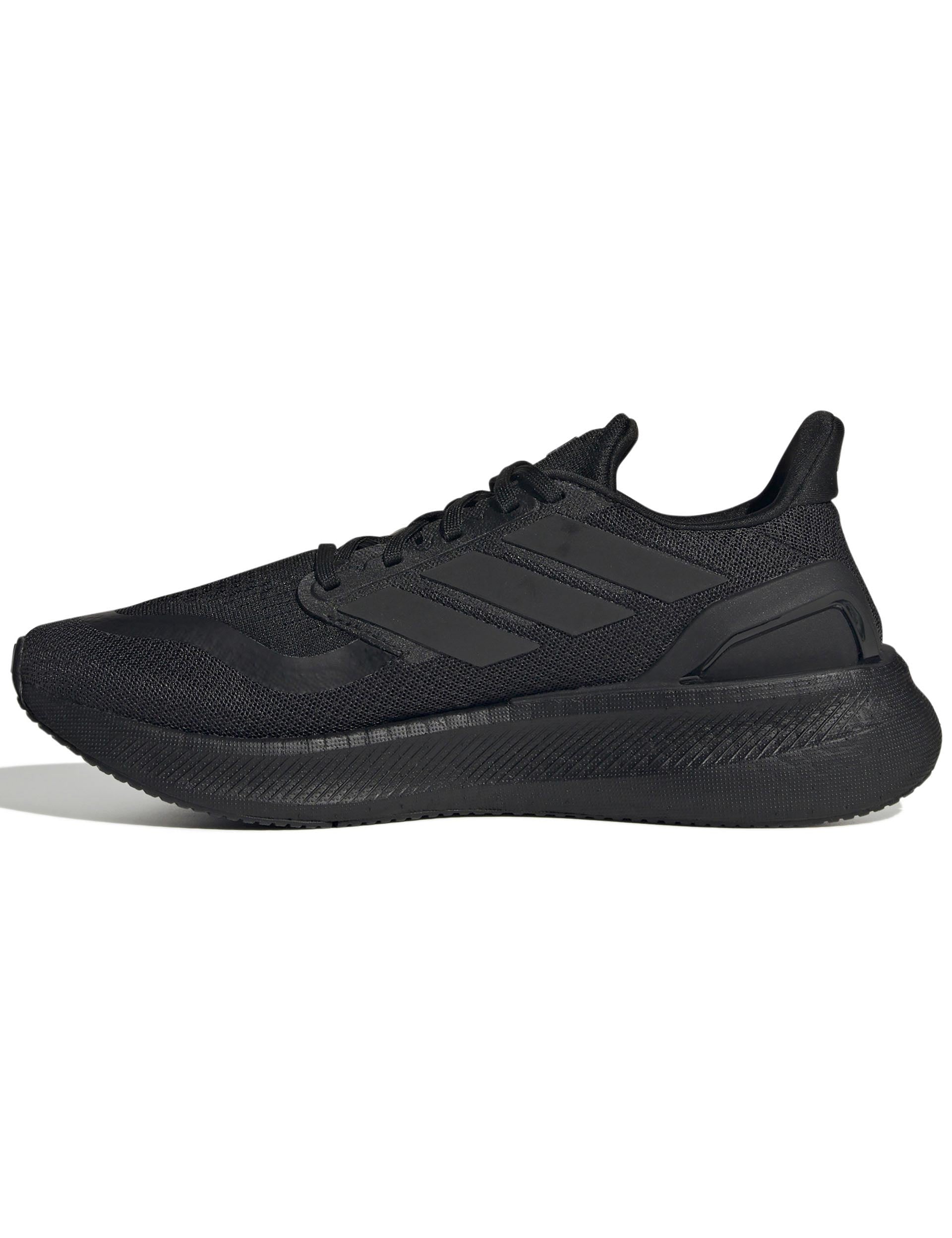Pureboost 5 Running Shoes for Men & Women - Lightweight Comfortable Core Black Athletic Sneakers | Perfect for Jogging, Gym Workouts & Daily Walking