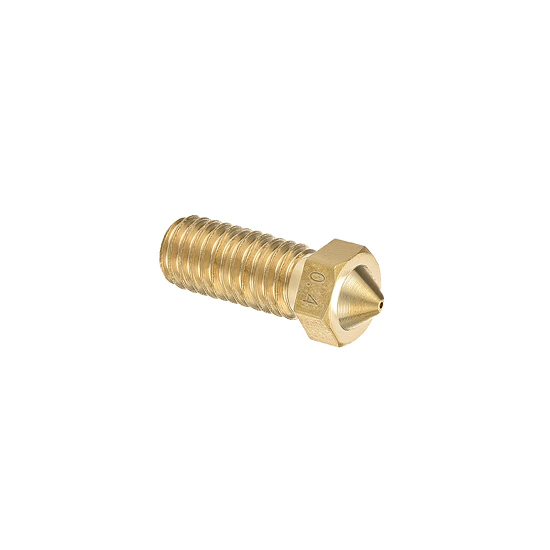 uxcell 5pcs 3D Printer Nozzle Kit - M6 Brass V5/V6 Nozzles (0.4mm,0.6mm,0.8mm,1mm,1.2mm) Compatible with 1.75mm Filament 3D Printers - Perfect for DIY Printing, Prototyping & Maker Projects