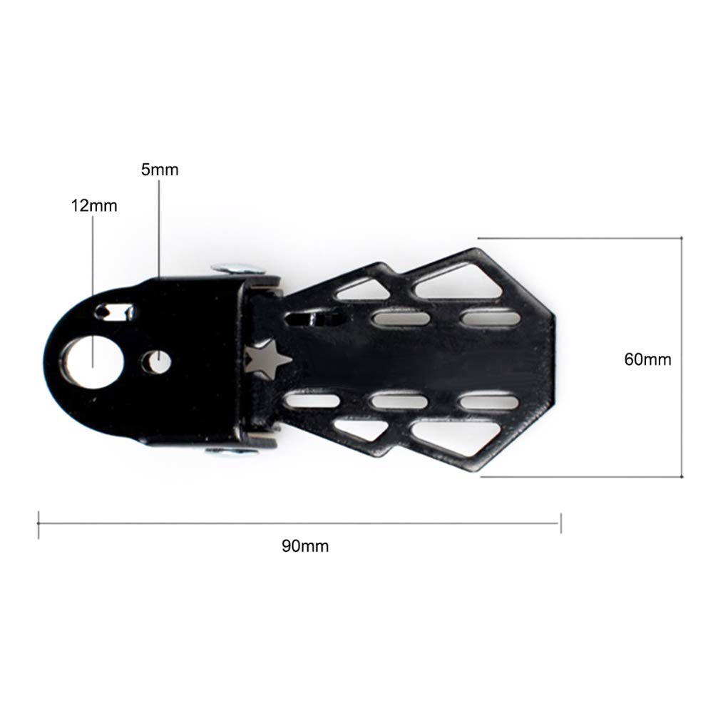 Universal Mountain Bike Rear Wheel Pedal - Heavy Duty Folding Footrests & Rear Seat Bike Pedals for Adults - Durable Bicycle Foot Pegs for BMX, Dirt Bikes & Cruisers - Perfect for Commuting, Trail Riding & Urban Cycling
