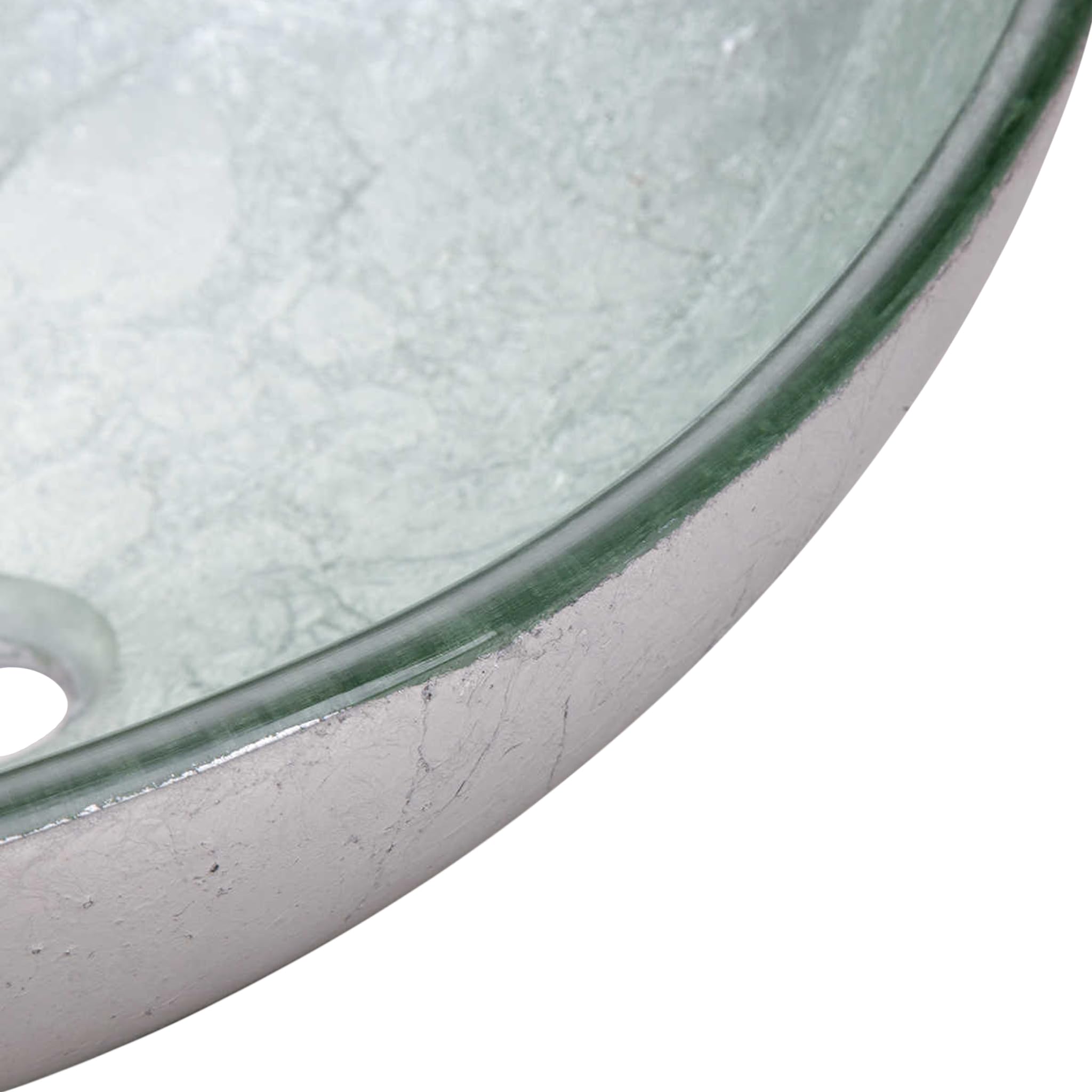 Novatto TIG-7032ORB 33-Inch Undermount Kitchen Sink - Clear Glass for Modern Farmhouse & Contemporary Kitchens - Perfect for Cooking, Washing Dishes & Food Prep