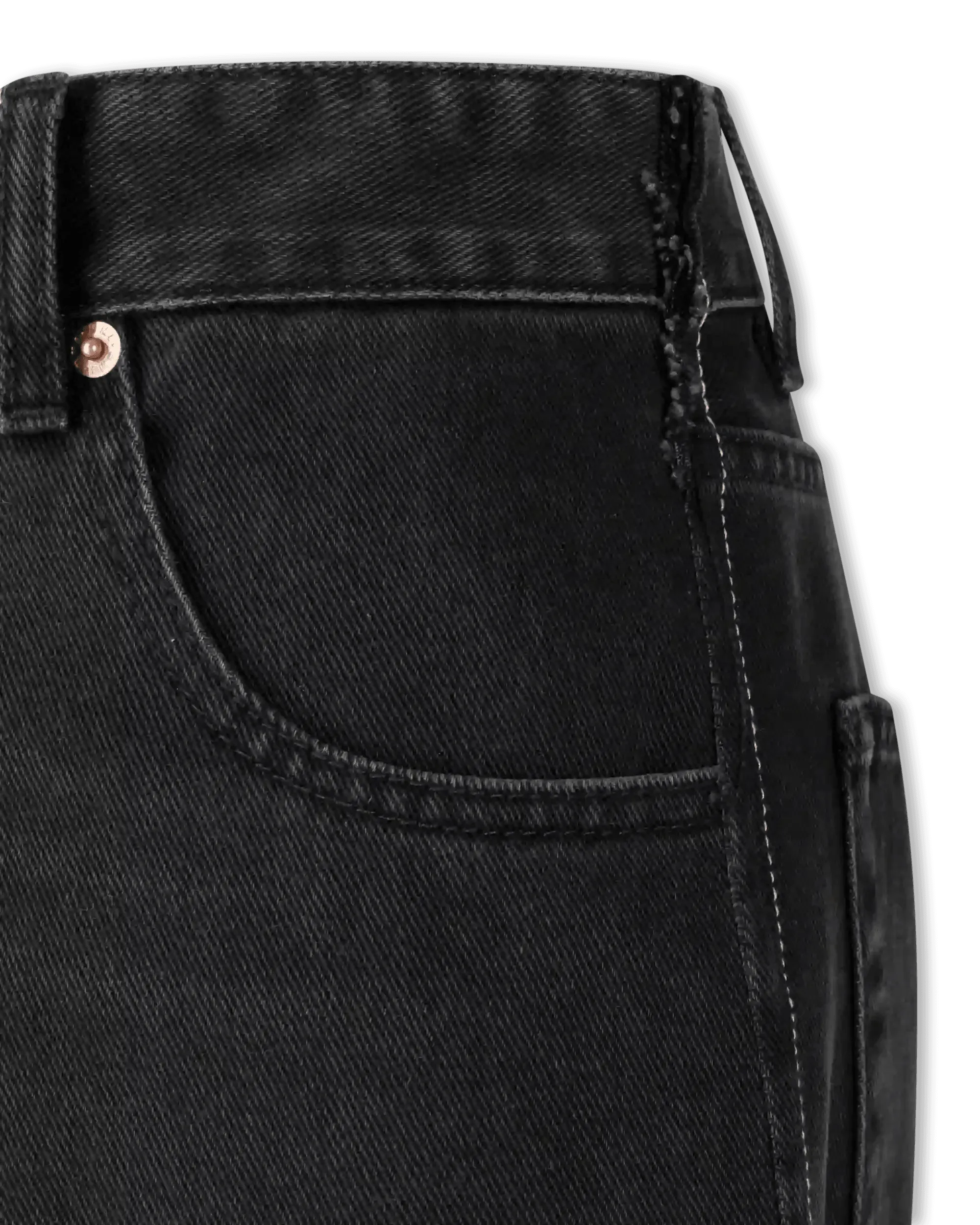 Frayed Hem Straight Leg Jeans for Women - High Waist Distressed Denim Pants - Casual & Trendy Outfit for Streetwear, Date Night, and Everyday Wear