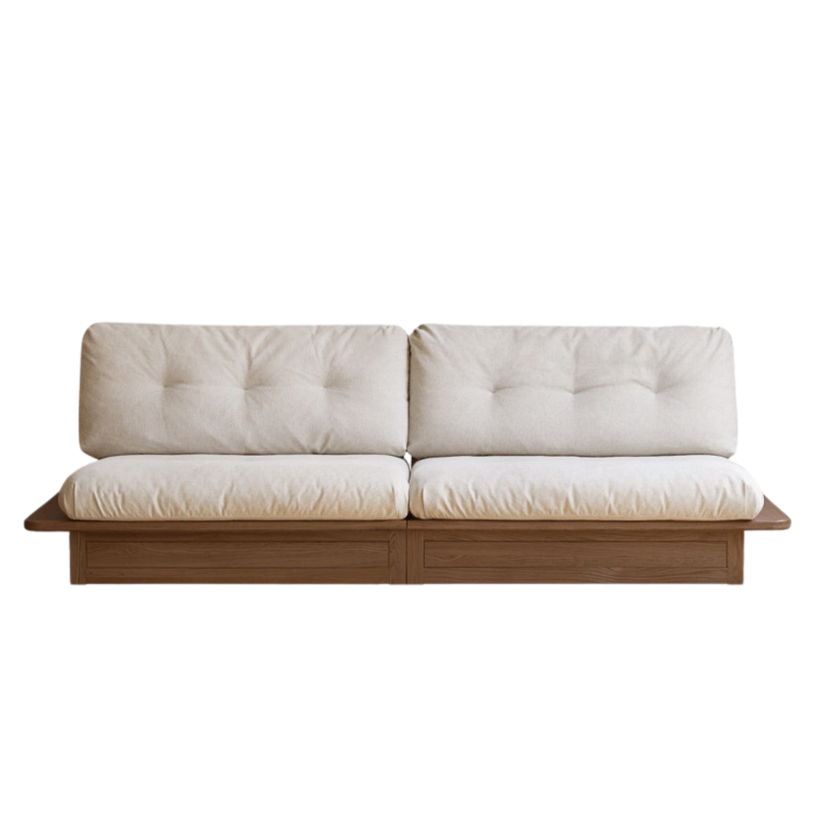 107.8x37.4x29.5 inch / 274x95x75 cm / walnut color