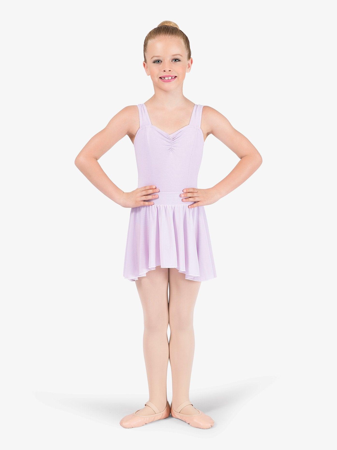 Girls Cotton Tank Leotard for Dance & Gymnastics - Comfortable Stretchy Performance Wear for Ballet, Cheerleading & Theater Costumes