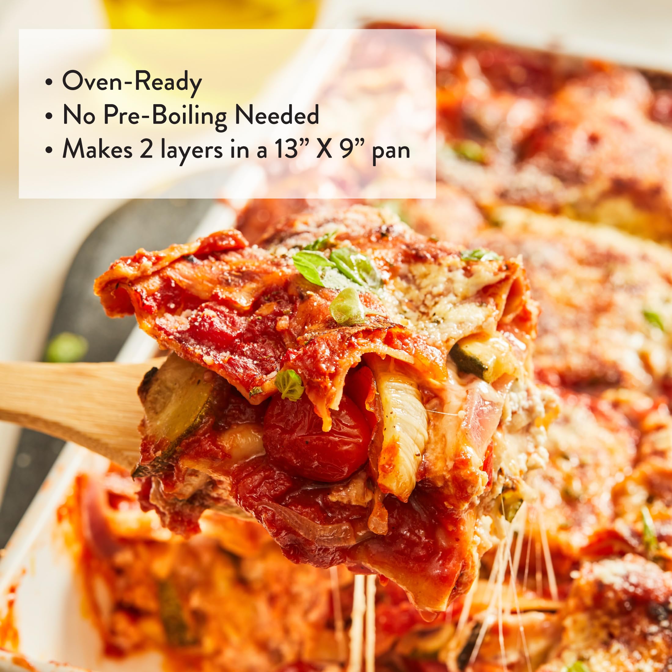 DeLallo Gluten Free Lasagna Noodles - 8.8oz Box (6 Pack) | Corn & Rice Flour | Oven Ready No Boil | Non-GMO | Perfect for Family Dinners & Meal Prep