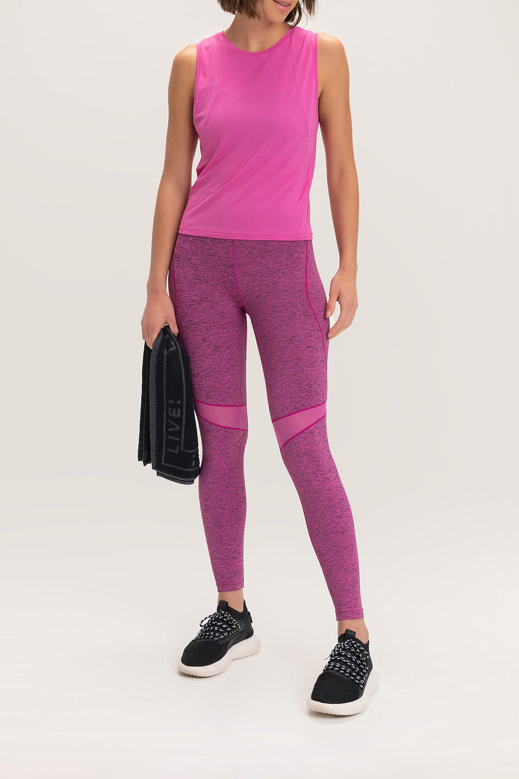 Groove Leggings 451043 - High Waist Yoga Pants for Women, Stretchy & Comfortable Workout Leggings - Perfect for Yoga, Gym, Running & Lounge Wear