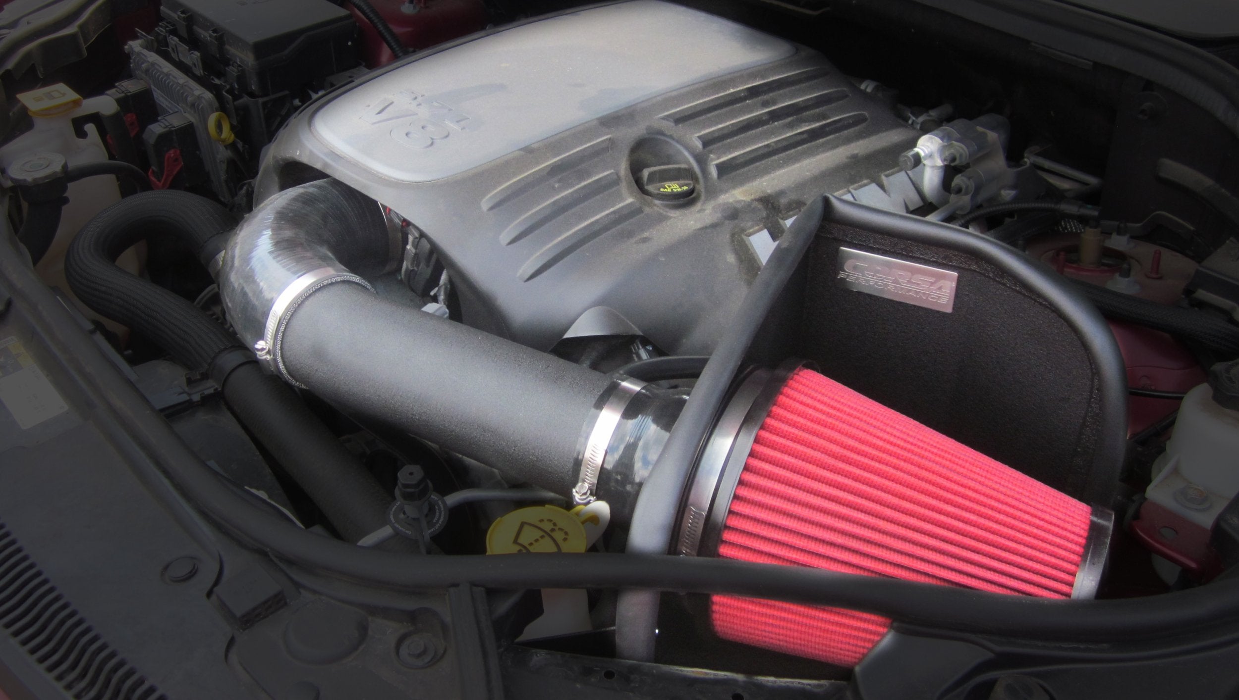 High Performance Metal Shielded Air Intake System for 2012-2017 Dodge Durango & Jeep Grand Cherokee 5.7L V8 - Cold Air Intake Upgrade for Better Engine Performance & Fuel Efficiency - Perfect for Off-Roading & Daily Driving