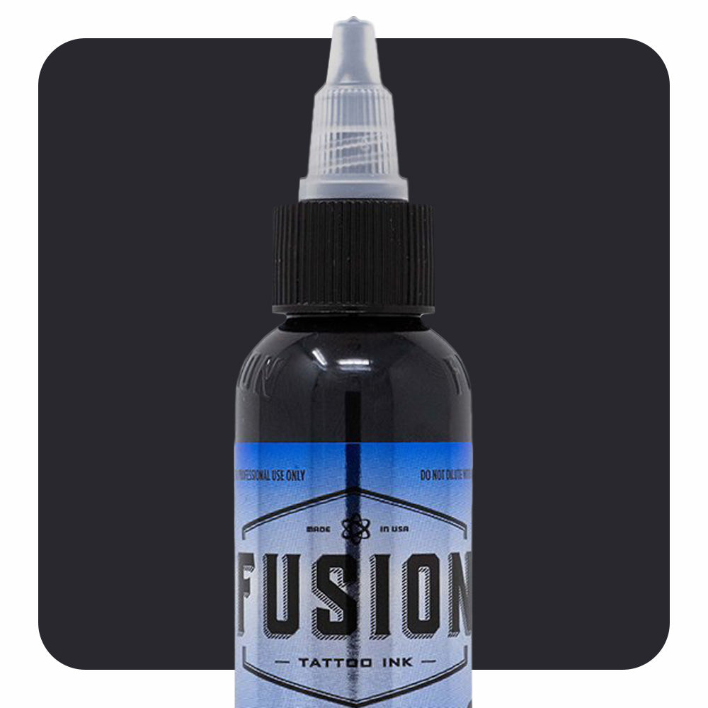 Premium Gradient Black 4-Pack Tattoo Ink Set (1oz Each) - Professional Fusion Ink for Tattoo Artists - Perfect for Sleeves, Cover-Ups & Fine Line Work