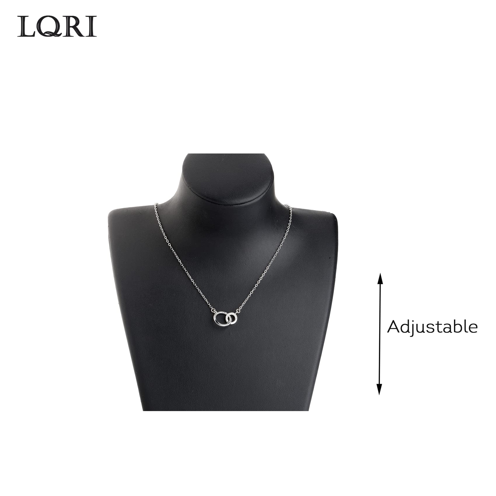 LQRI Sister-in-Law Gift - Elegant Circle Pendant Necklace for Birthday, Wedding & Special Occasions | Thoughtful Jewelry Gift for Sister-in-Law | Perfect for Anniversaries, Holidays & Family Celebrations