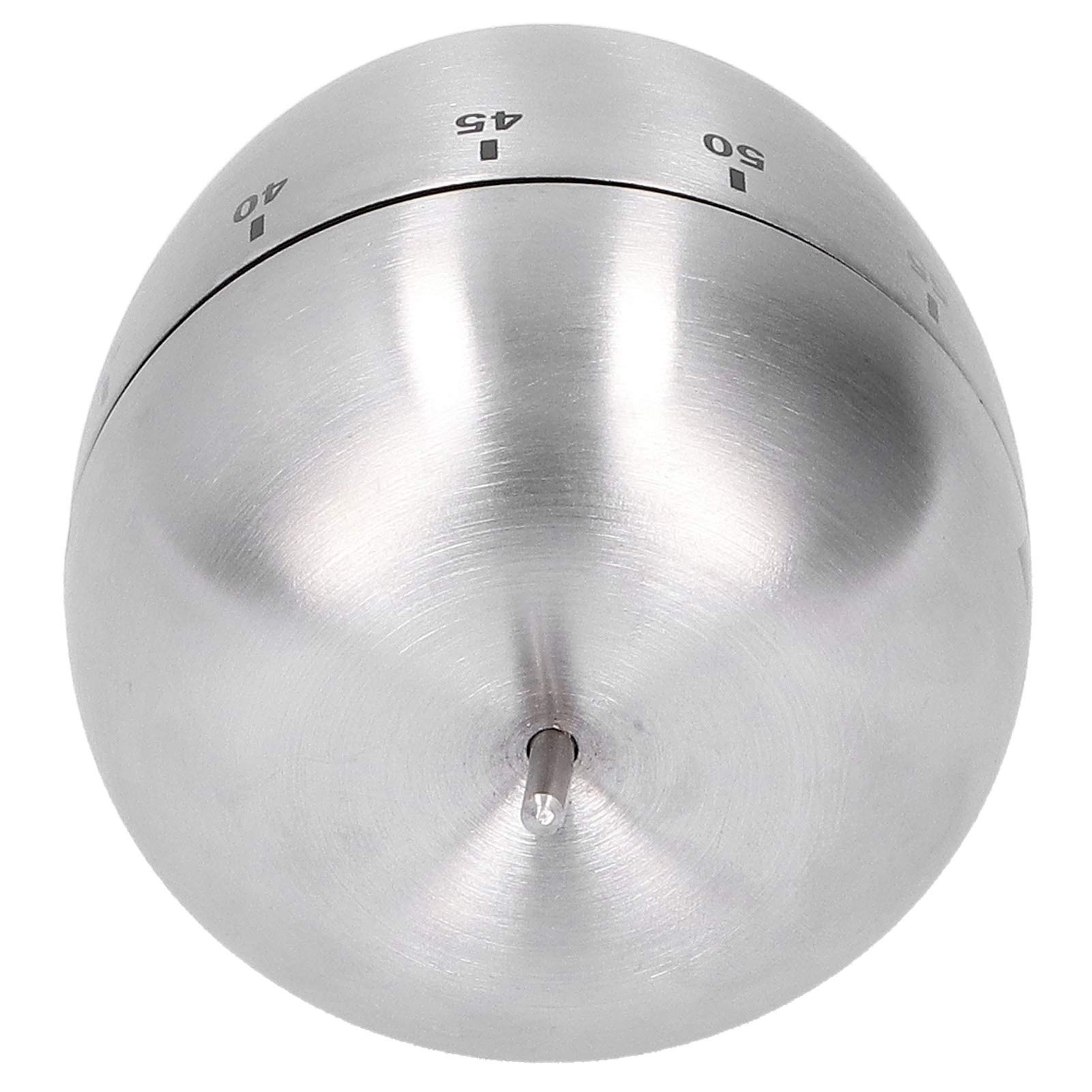 Stainless Steel Fruit Shaped Mechanical Kitchen Timer - Countdown Alarm for Cooking, Baking, Hair Coloring & More | Perfect for Home, Restaurant & Salon Use