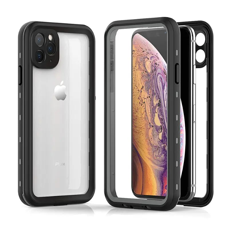 Waterproof iPhone Cases for Apple iPhone 7/8/X/11/12/13/14 Pro Max - Shockproof & Dustproof Protective Cover for Swimming, Hiking & Outdoor Activities