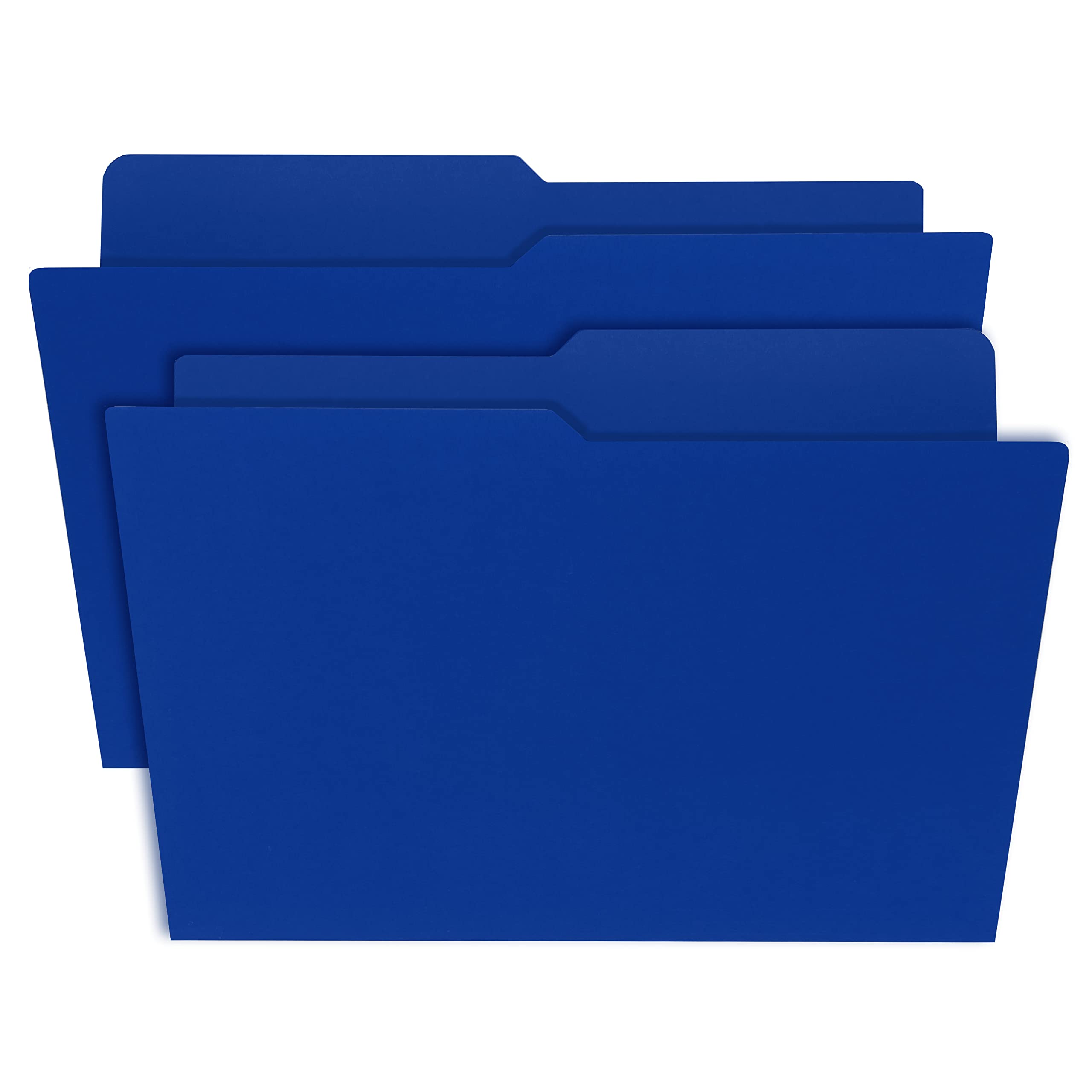 uBoxes Letter Folders - 100 Pack (3 Boxes) - Premium Deep Blue File Folders for Office, School & Home Organization | Perfect for Document Storage, Mailing & Filing Systems