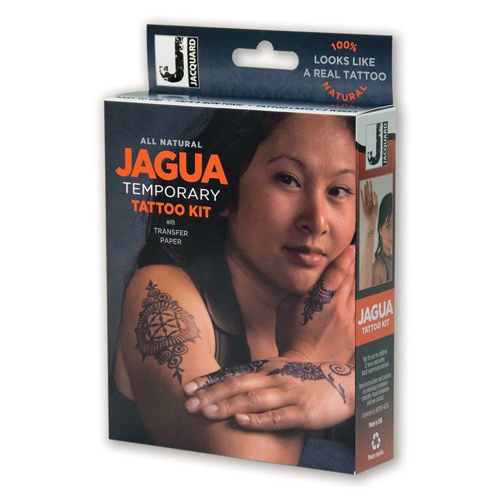 Premium Jacquard Jagua Temporary Tattoo Kit - Natural Henna Alternative for Safe Body Art | Perfect for Parties, Festivals & Creative Self-Expression