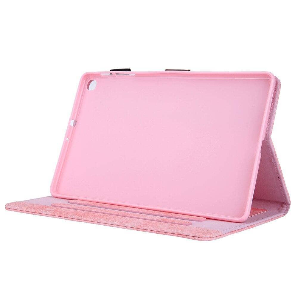 Premium PU Leather Tablet Case for Samsung Galaxy Tab A 10.1 (2019) SM-T510/SM-T515 - Slim Protective Cover with Card Slot - Perfect for Work, Travel & Daily Use