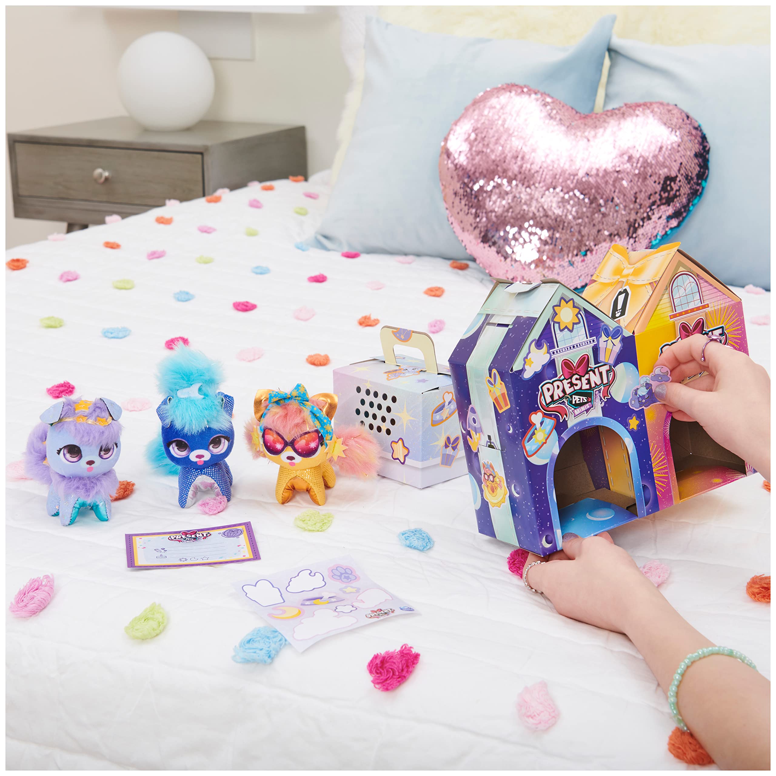 Galaxy Trio 3-Pack Mini Plush Toys (3-inch) - Soft Stuffed Animals for Kids & Girls Age 5+ - Perfect for Birthday Gifts, Bedroom Decor & Playtime Companions
