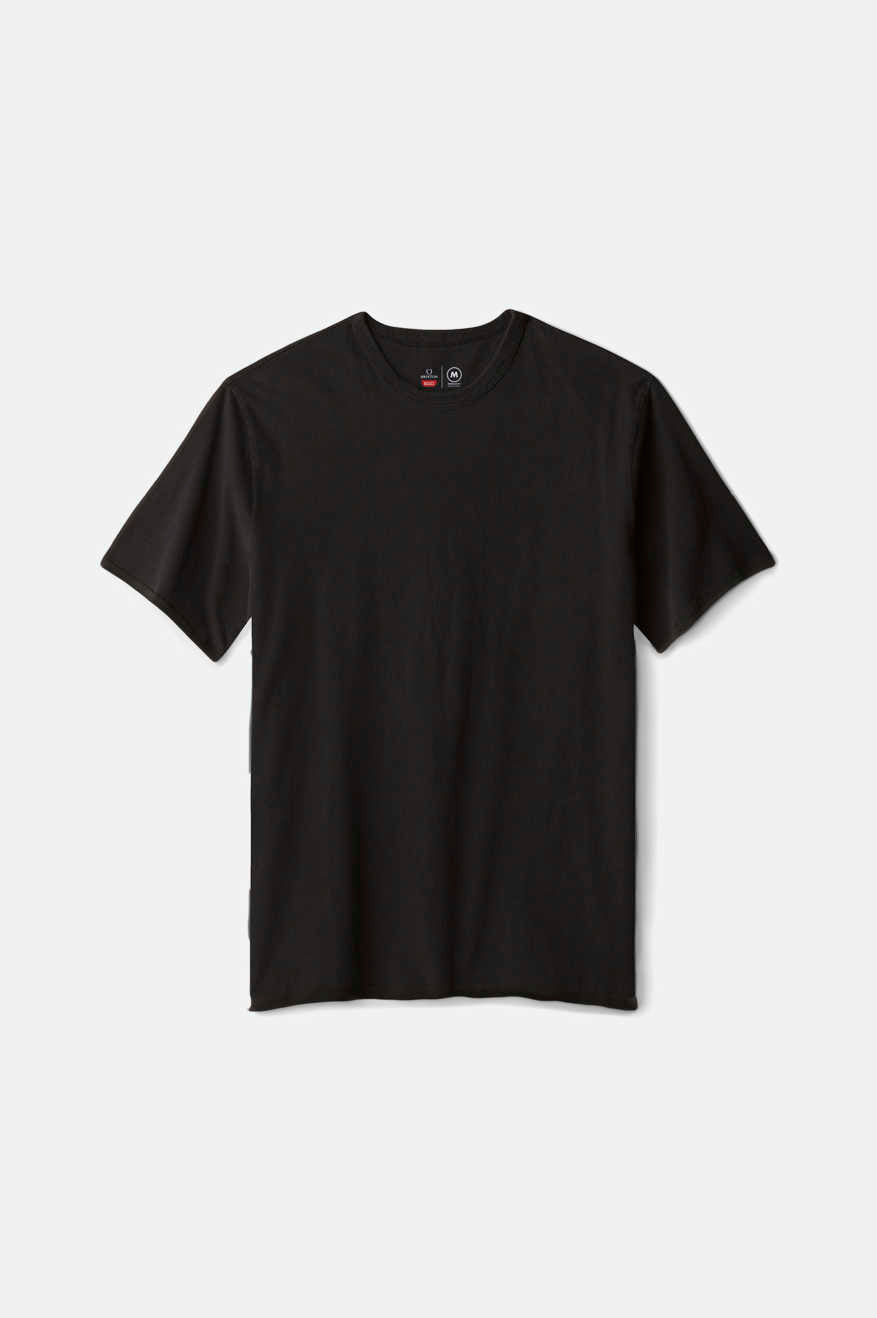 Premium Cotton Short Sleeve Tailored T-Shirt for Men - Soft & Comfortable Black Tee - Perfect for Casual Wear, Workouts & Everyday Outfits