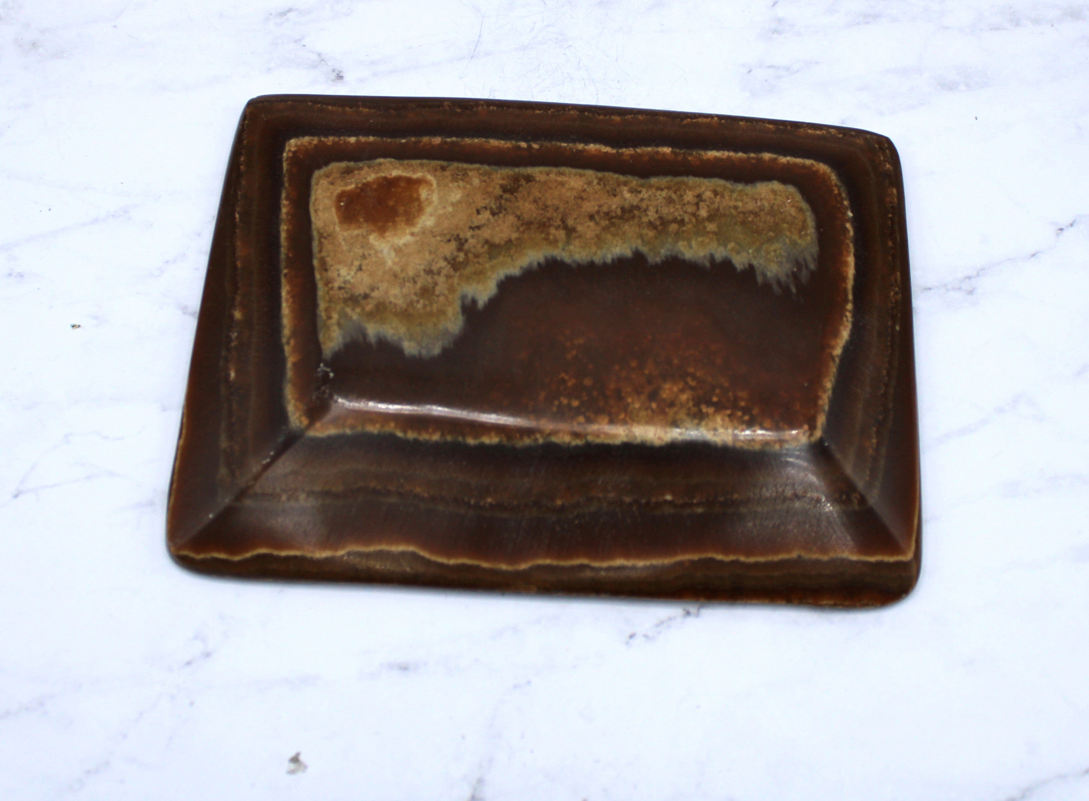 Premium Aragonite Dish - 4 Inch Natural Crystal Decor for Home, Office & Feng Shui - Perfect for Jewelry Display, Meditation & Healing Crystals