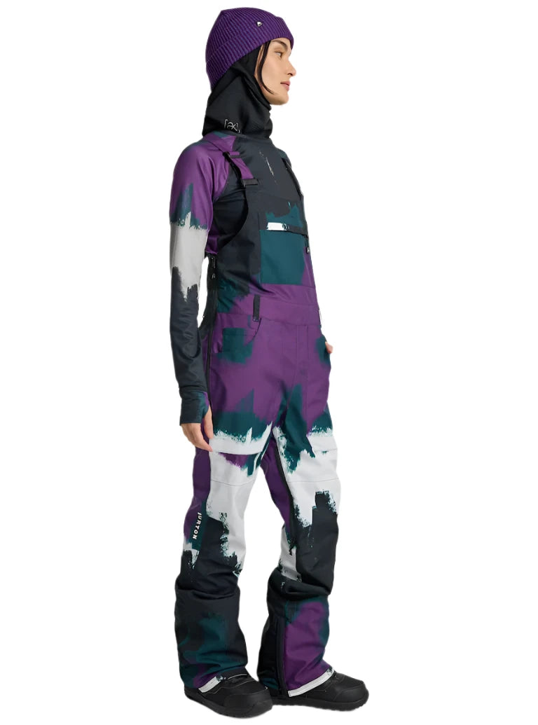Burton Women's Avalon Stretch 2L Waterproof Bib Snow Pants 2025 - Insulated Winter Ski Pants for Women - Perfect for Skiing, Snowboarding & Cold Weather Outdoor Activities