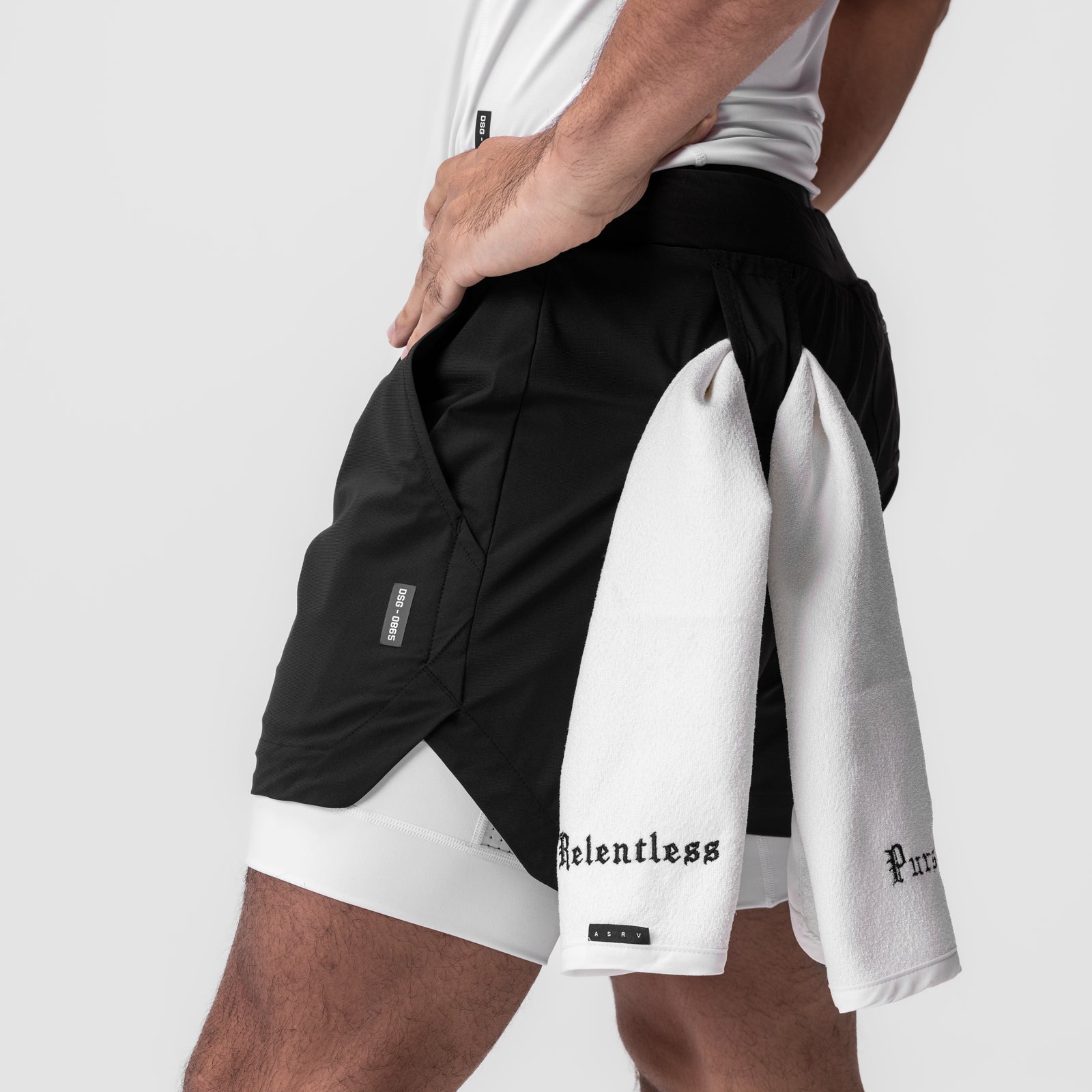 Tetra Lite® 5 Liner Short - Black Cyber/White - Comfortable Athletic Shorts for Running, Gym & Casual Wear
