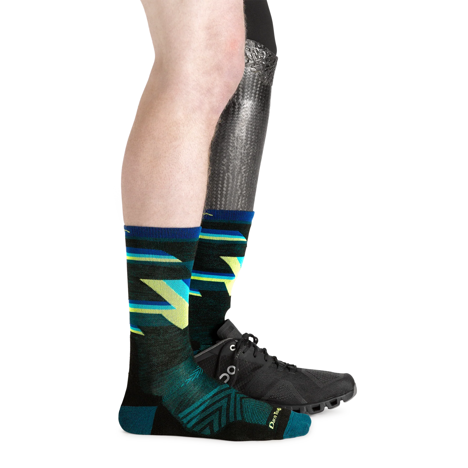Bolt Micro Crew Ultra Lightweight Running Socks for Men - Breathable Athletic Socks for Jogging, Gym & Marathon Training - D1056M