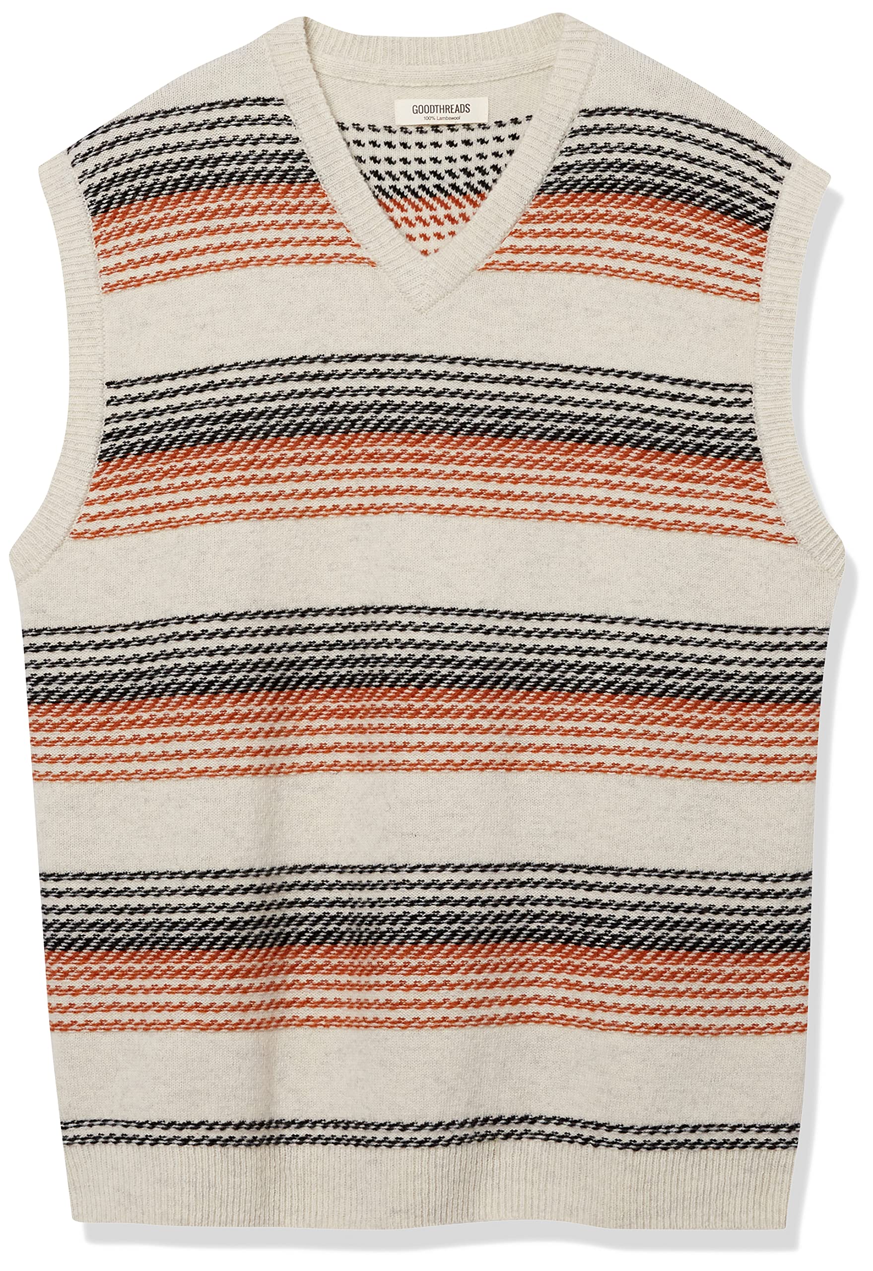 Amazon Essentials Men's Lambs Wool Sweater Vest - Slim Fit, Lightweight & Warm - Perfect for Layering in Fall & Winter (Previously Goodthreads)