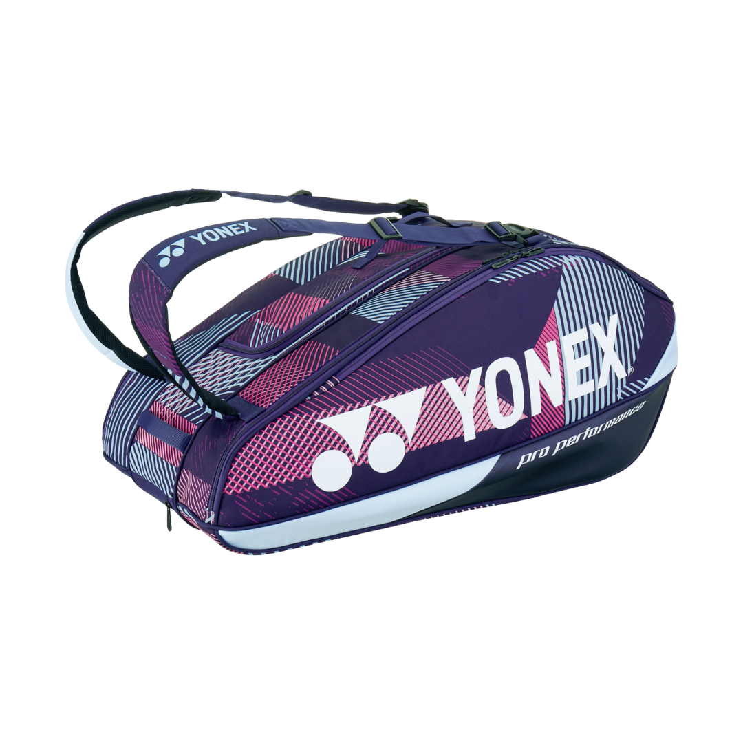 Yonex BAG92429 9-Piece Pro Tennis Racket Bag - Durable Sports Equipment for Tennis Players & Coaches | Perfect for Tournaments, Training & Travel