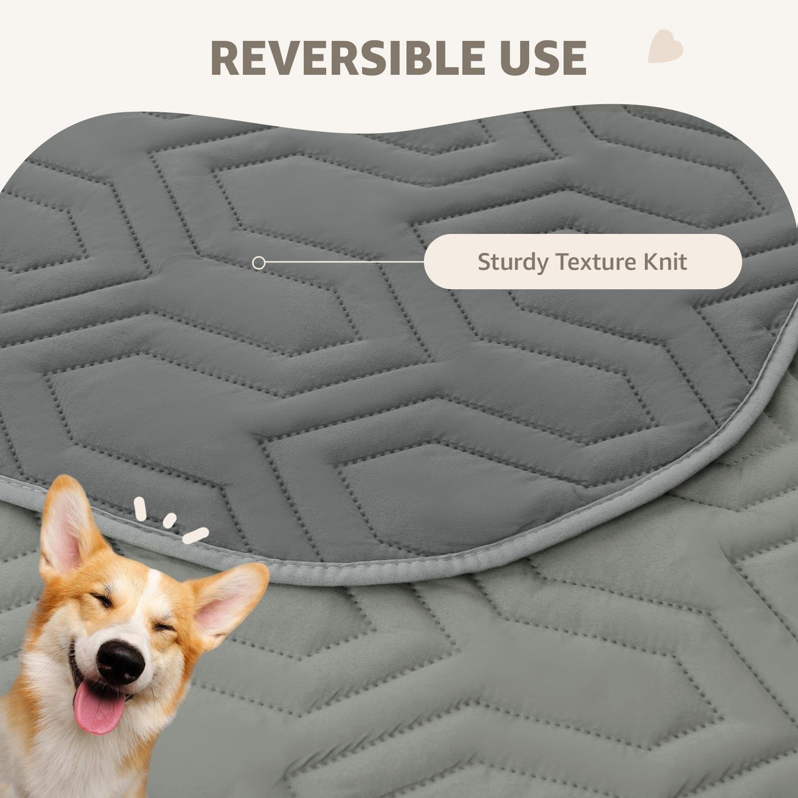 Waterproof Dog Blanket for Couch Cover - 82x102 Inch Washable Reversible Pet Blanket for Furniture, Bed, Sofa Protector - Large Dog Cat Puppy Blanket for Indoor Use, Travel & Car Rides