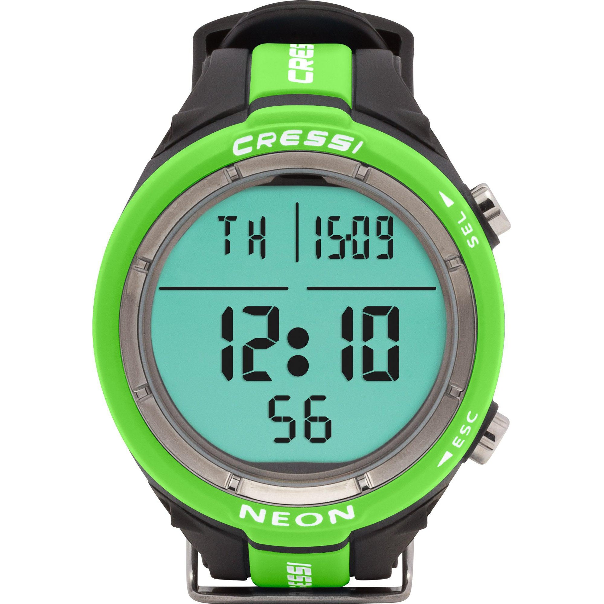 Cressi Neon Dive Computer - Wrist Mounted Scuba Diving Watch with Air/Nitrox Mode for Underwater Exploration & Spearfishing