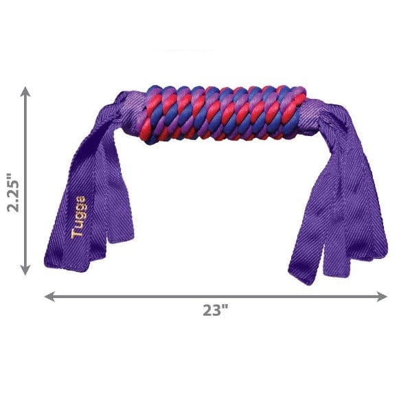 KONG Tugga Wubba Interactive Dog Toy for Large & Small Dogs - Durable Chew Toy for Fetch, Tug of War & Playtime (Blue) | Perfect for Indoor & Outdoor Activities