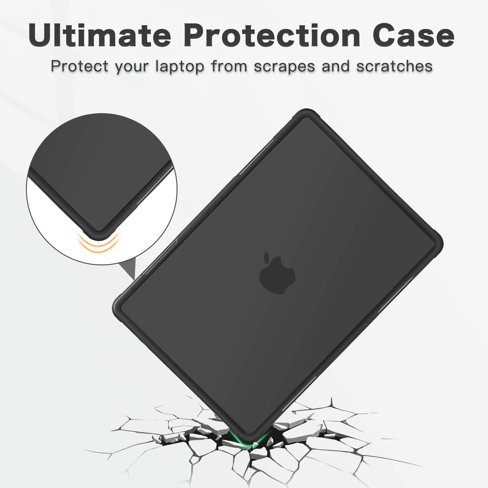 MOSISO MacBook Air 13 inch Case 2025-2022 M4/M3/M2 Models (A3240/A3113/A2681) - Heavy Duty Protective Hard Shell with Built-in Kickstand, Keyboard Cover & Screen Protector - Compatible with MacBook Air 13.6
